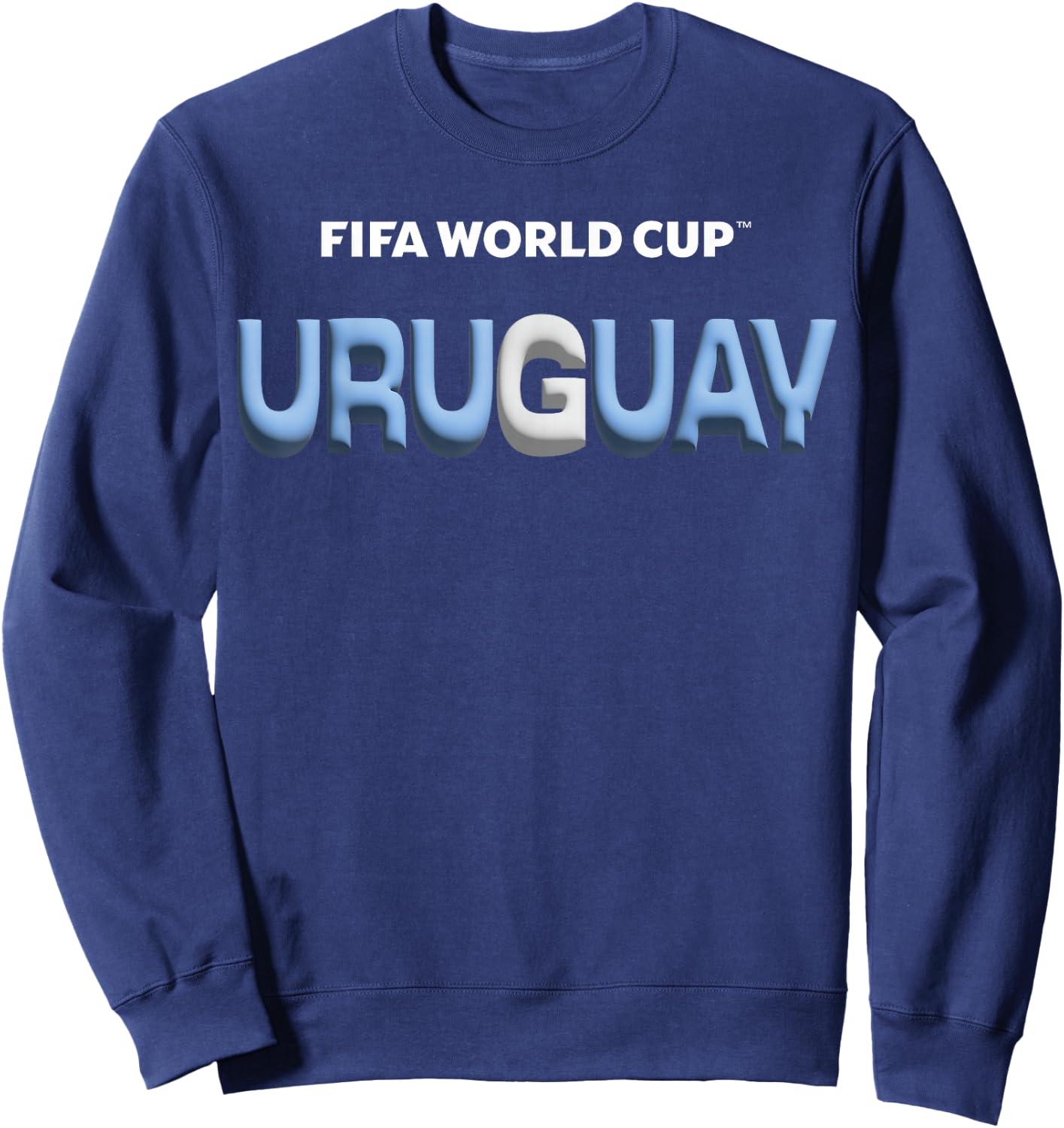 FIFA World CUP26 Uruguay Bubble Color Sweatshirt - Sweatshirt | Navy