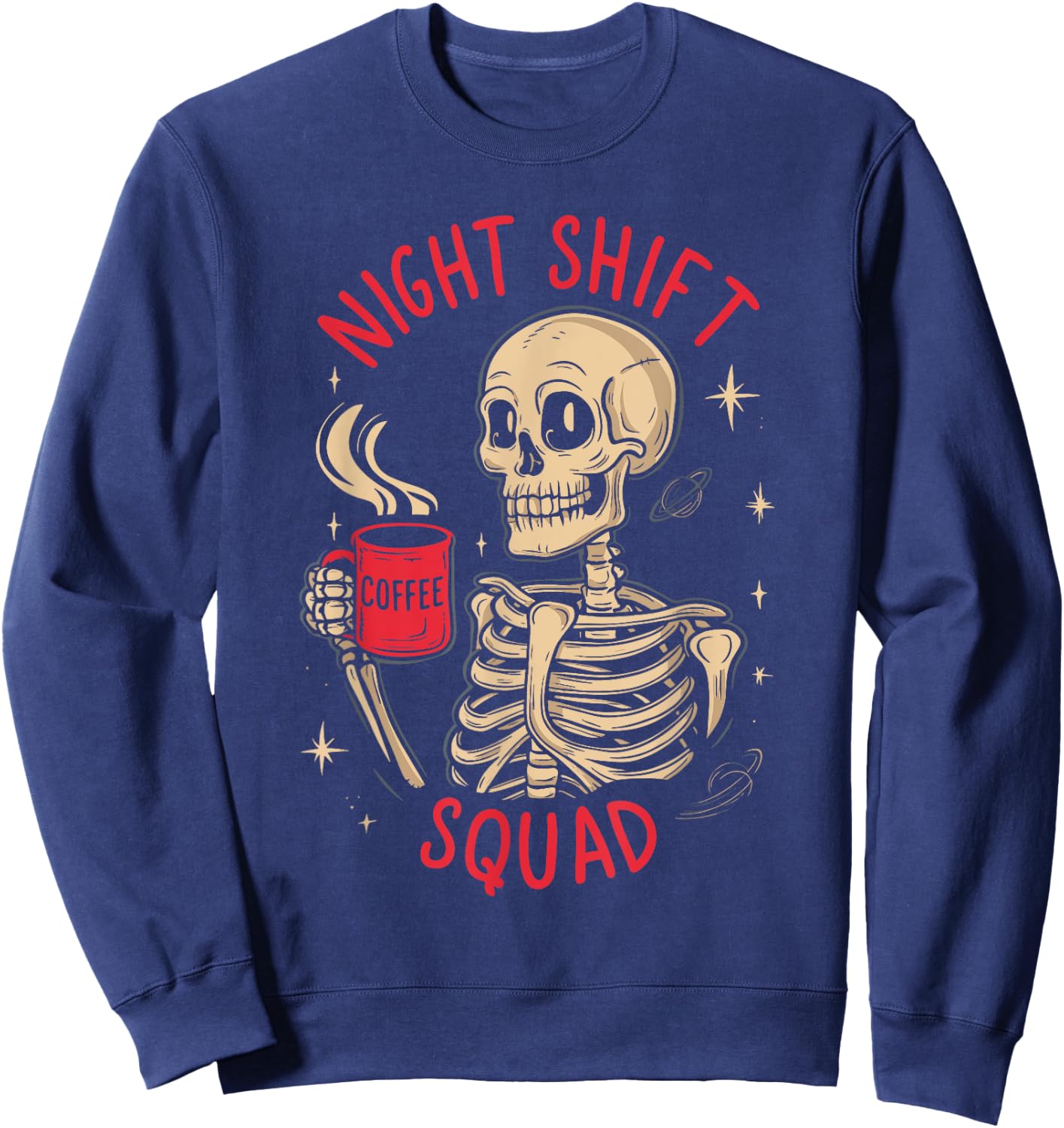 Night Shift Squad Sweatshirt - Sweatshirt | Navy