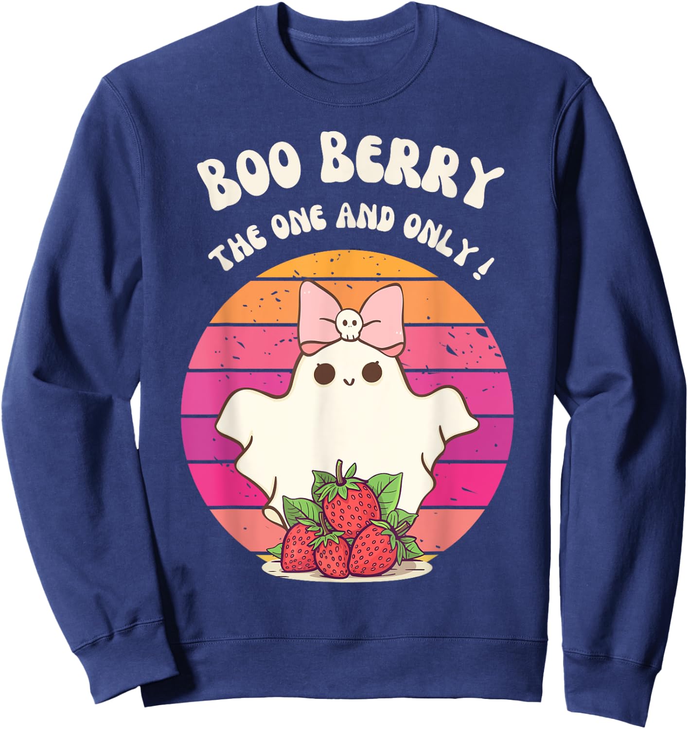 Funny Boo Berry The One and only Ghost Halloween Costume Sweatshirt - Sweatshirt | Navy