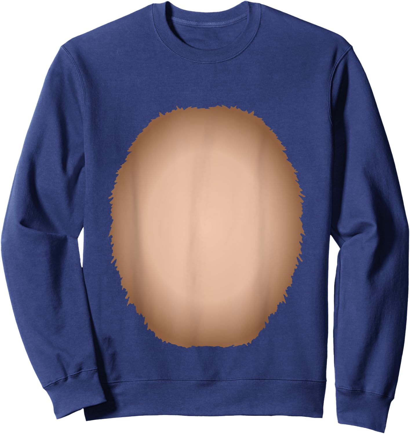 Funny Lazy DIY Bear Belly Costume for Halloween Party Sweatshirt - Sweatshirt | Navy