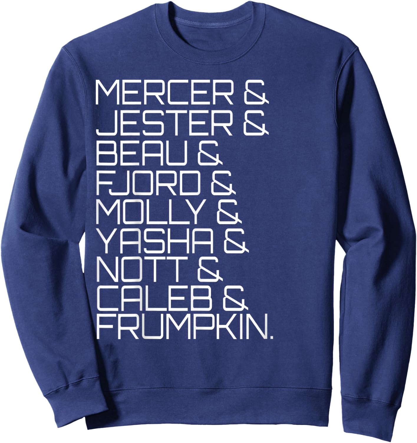 Character List Second Campaign Shirt Sweatshirt - Sweatshirt | Navy