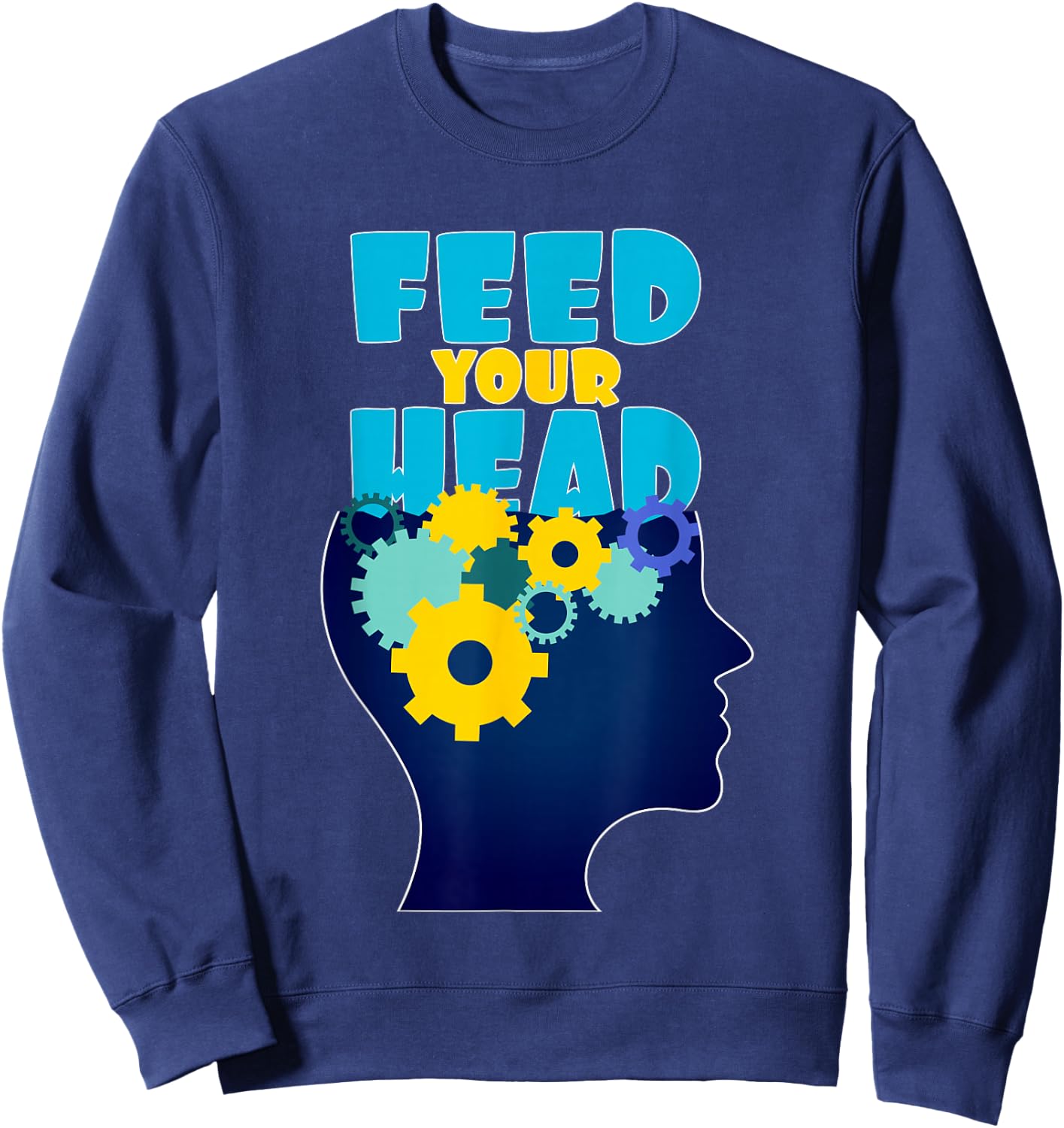 Feed your head Sweatshirt - Sweatshirt | Navy