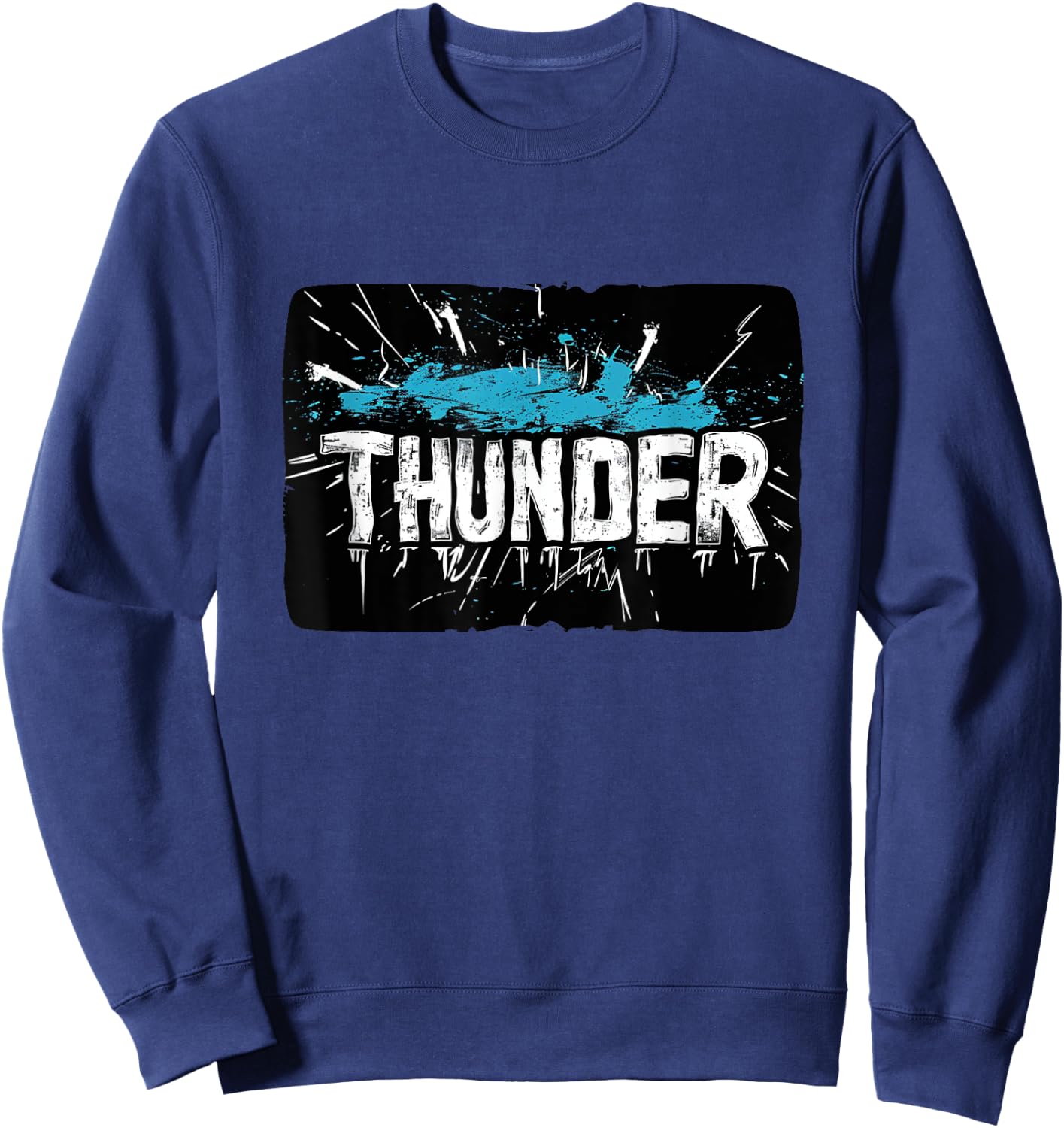 Cool Thunder emblem Outfit for Boys and Girls Sweatshirt - Sweatshirt | Navy