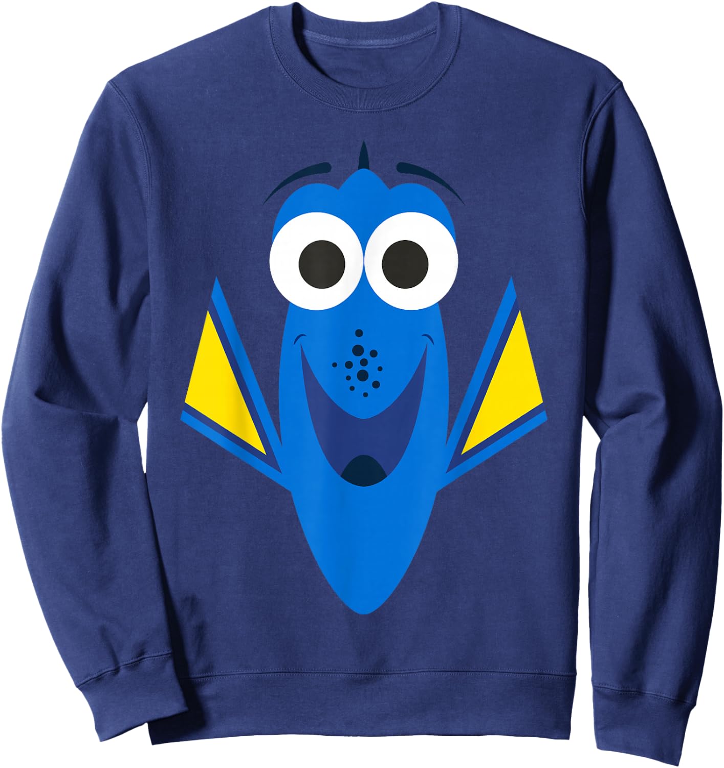 Disney and Pixar’s Finding Nemo Dory Big Face Blue Costume Sweatshirt - Sweatshirt | Navy