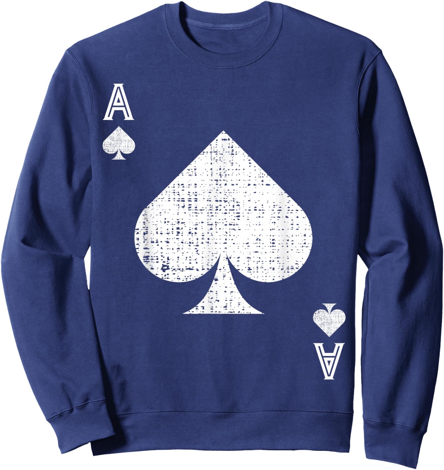 Ace of Spades Halloween Costume Sweatshirt - Sweatshirt | Navy