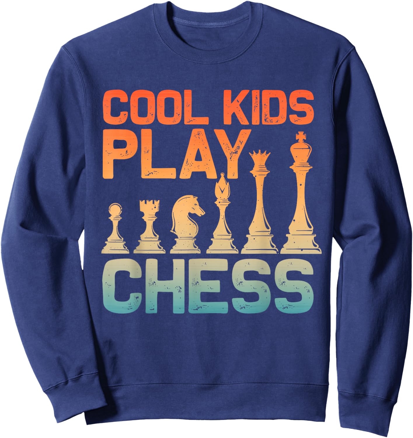 Chess Art Women Board Game Chess Player Chess Lover Sweatshirt - Sweatshirt | Navy