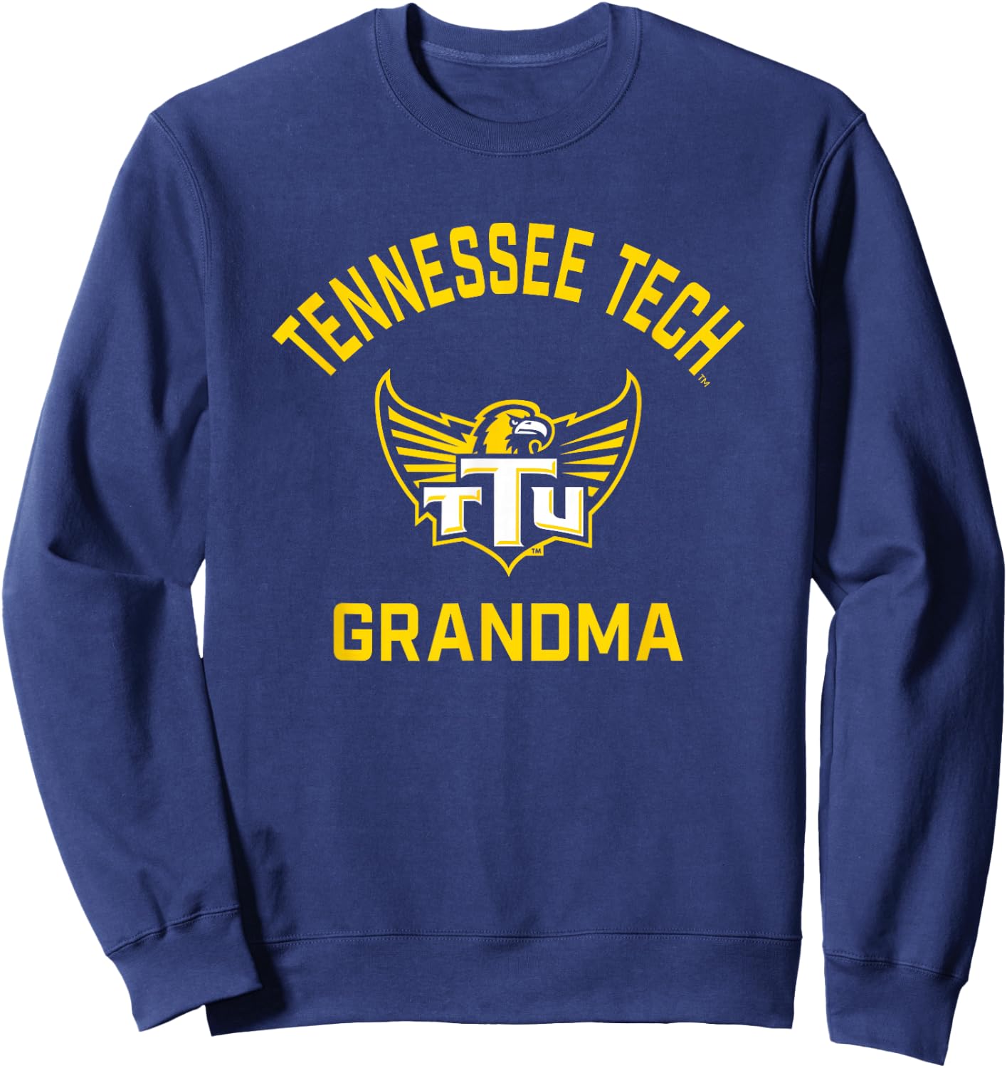 Tennessee Tech Golden Eagles Arched Grandma Sweatshirt - Sweatshirt | Navy
