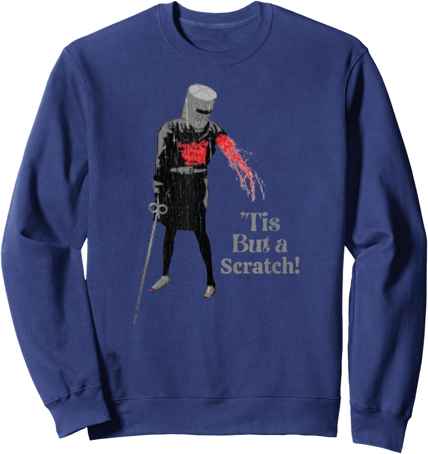 Tis But A Scratch Sweatshirt - Sweatshirt | Navy