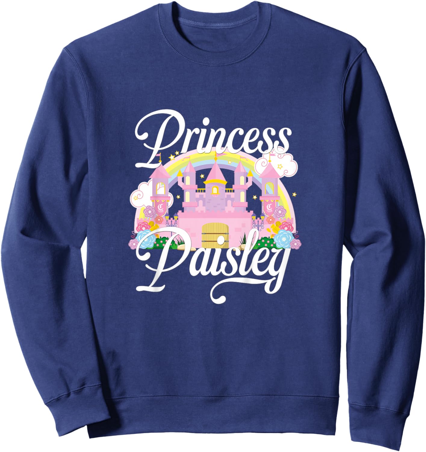 Kids Princess Paisley Sweatshirt - Sweatshirt | Navy