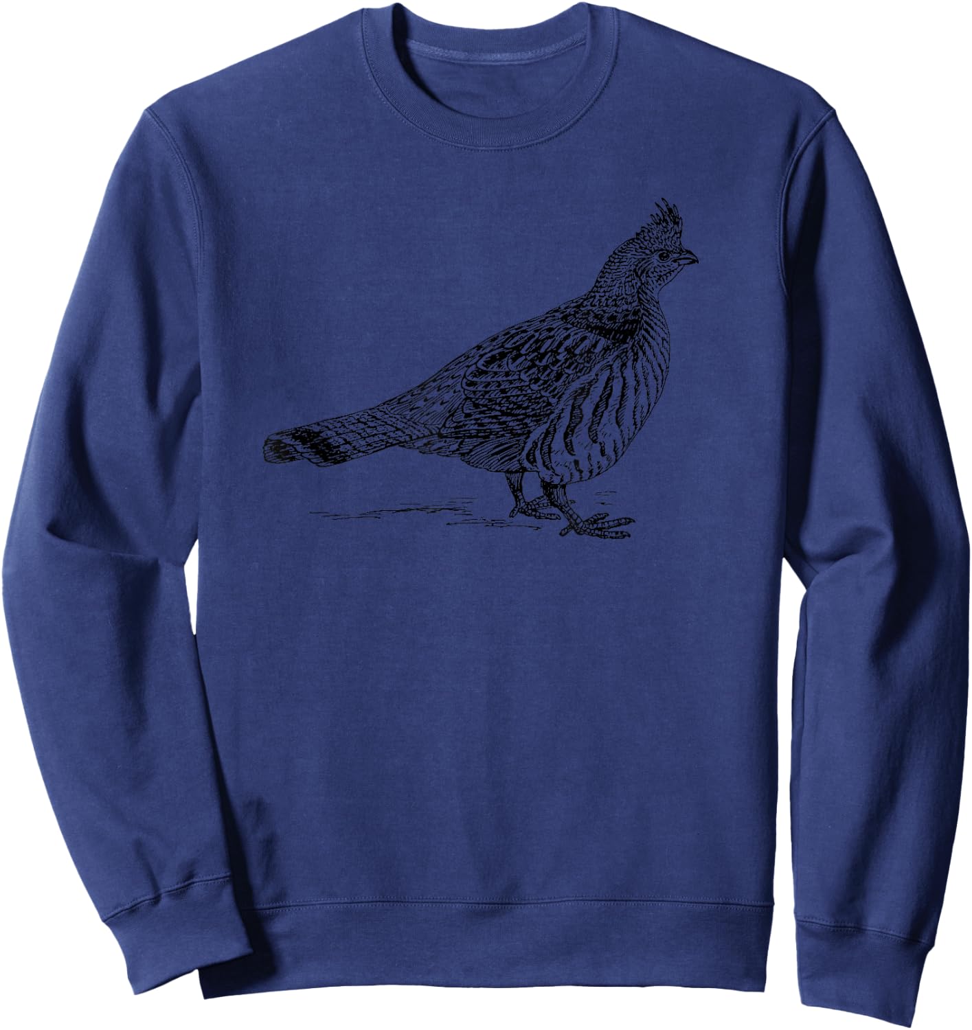 Grouse Bird Birdwatching Ornithologist Sweatshirt - Sweatshirt | Navy