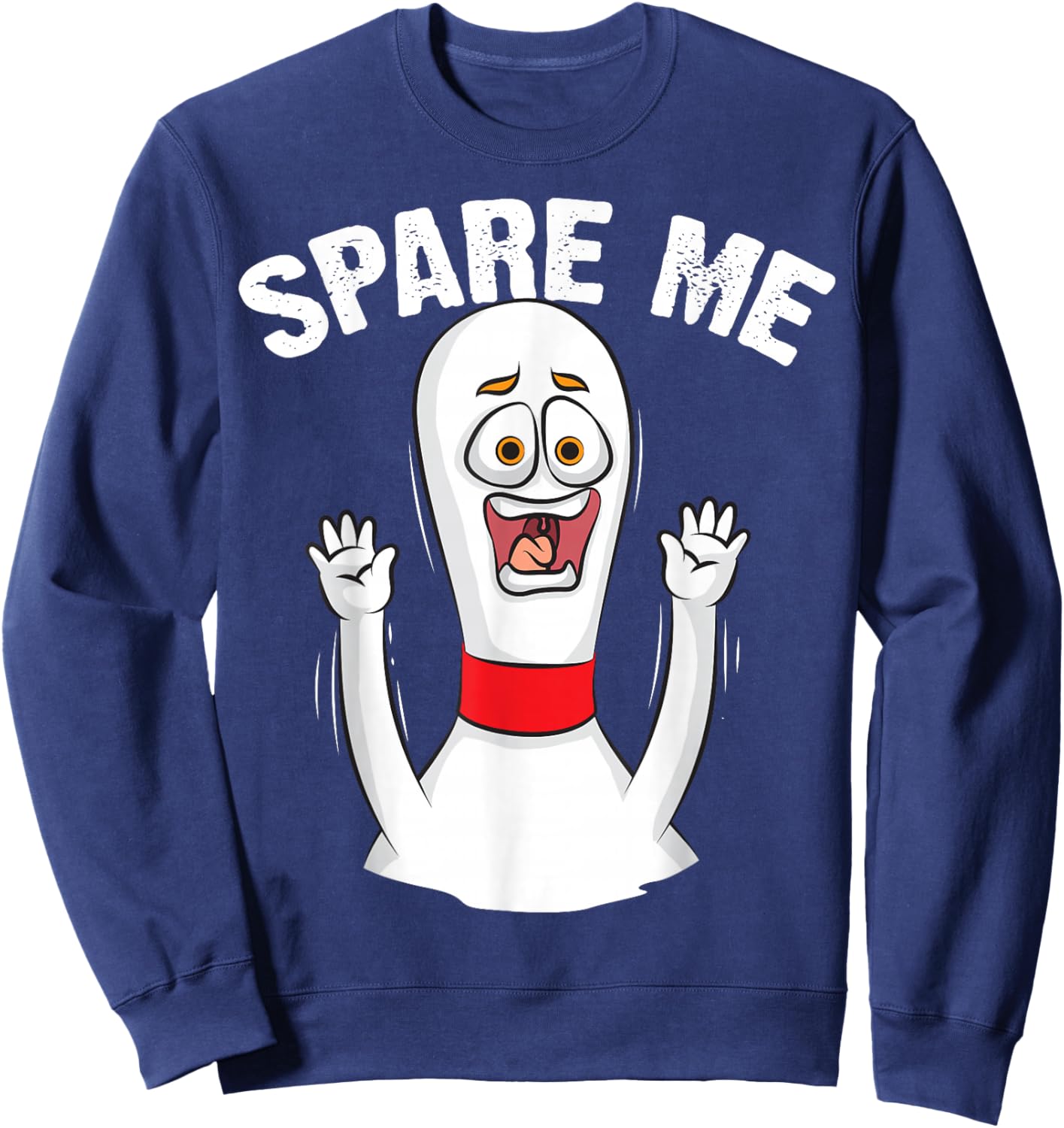 Cool Bowling Novelty Women Bowling Team Gag Bowler Sweatshirt - Sweatshirt | Navy