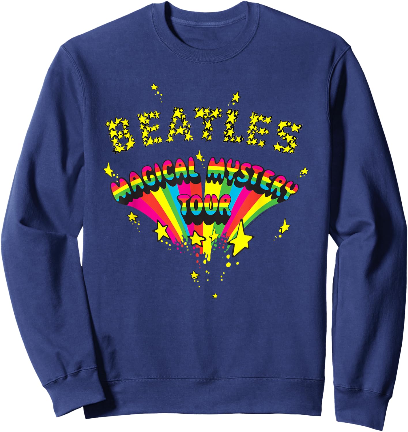 The Beatles Magic Mystery Tour Rainbow Sweatshirt - Sweatshirt | Navy