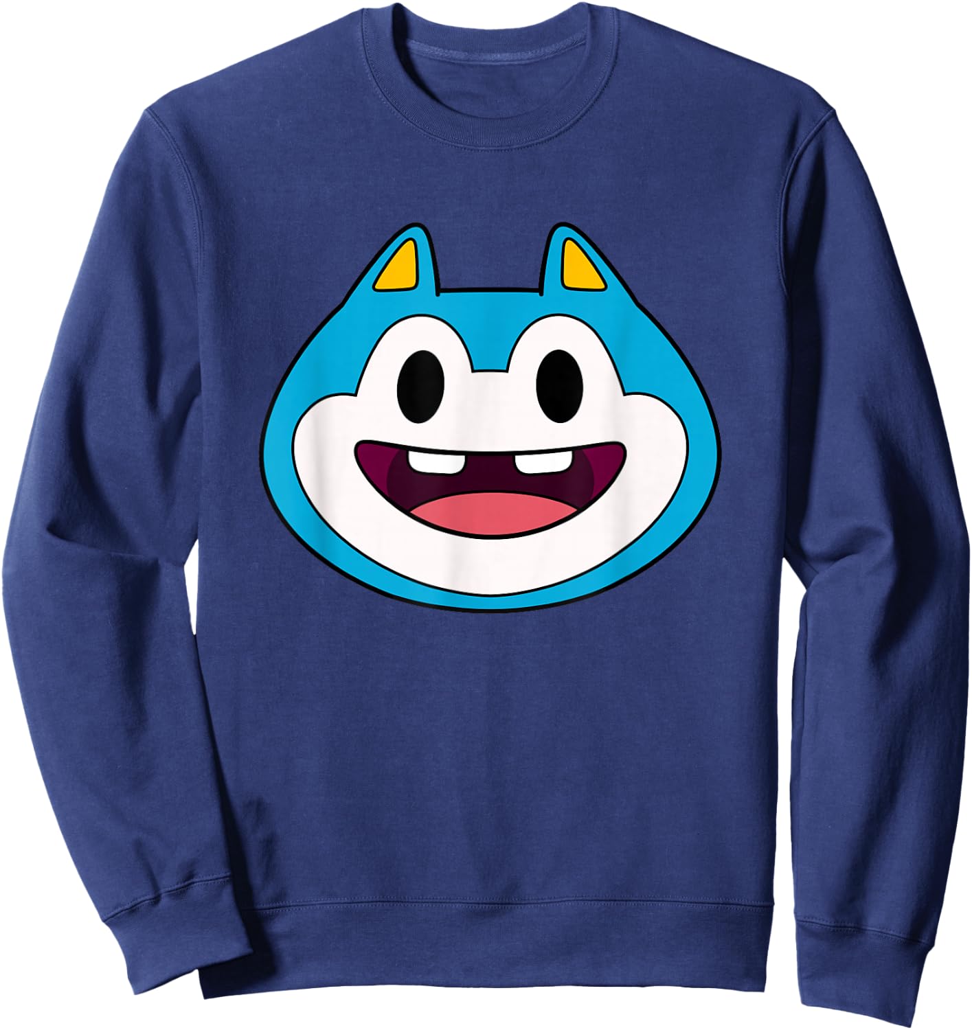 Lyla in The Loop STU Face Sweatshirt - Sweatshirt | Navy
