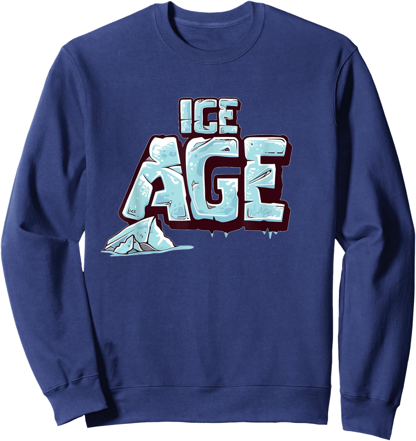 Cold Ice Age Season Costume for Kids and Adults Sweatshirt - Sweatshirt | Navy