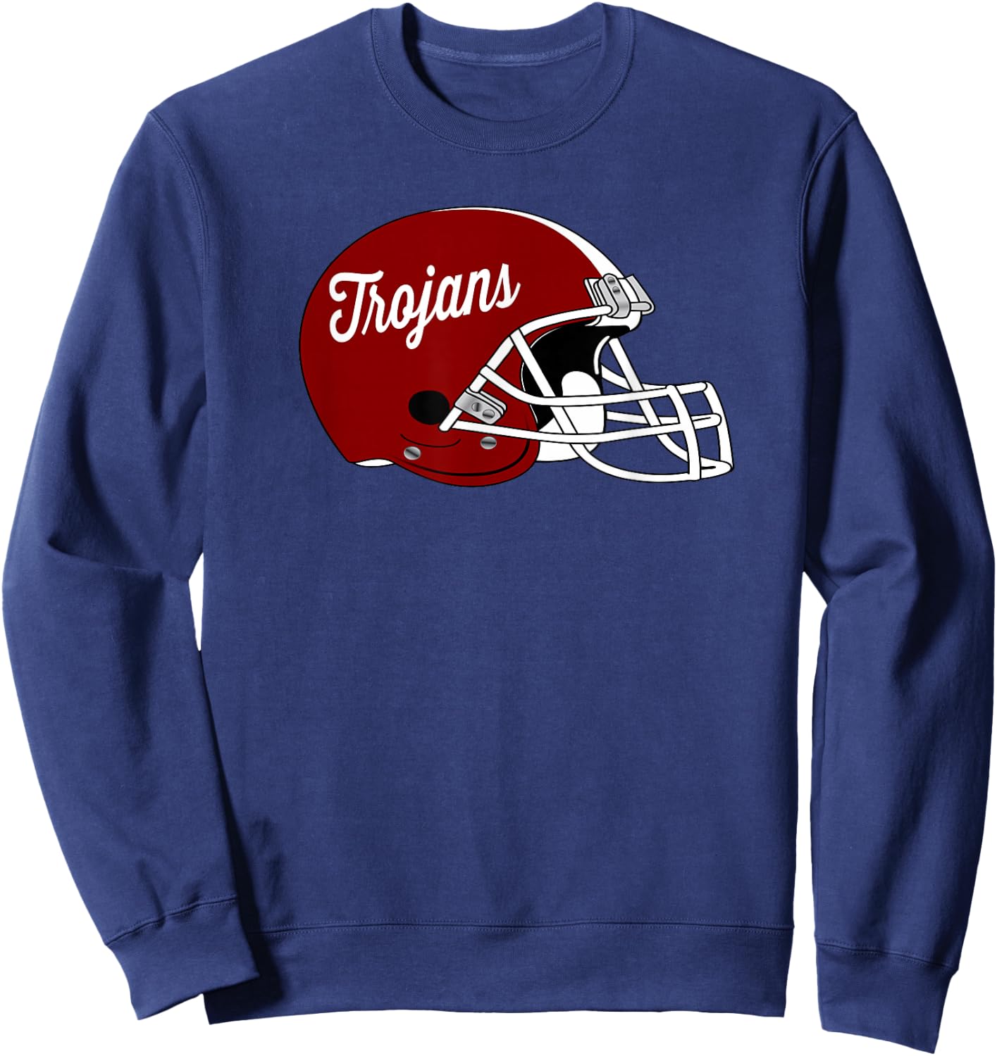 Trojans Football Helmet Sweatshirt - Sweatshirt | Navy