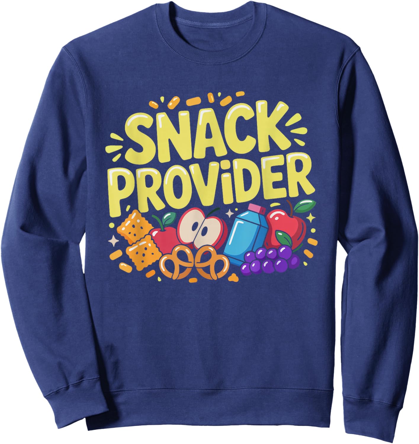 Fournisseuse De Gouters Maman Tout Petit Service Gouter Sweatshirt - Sweatshirt | Navy