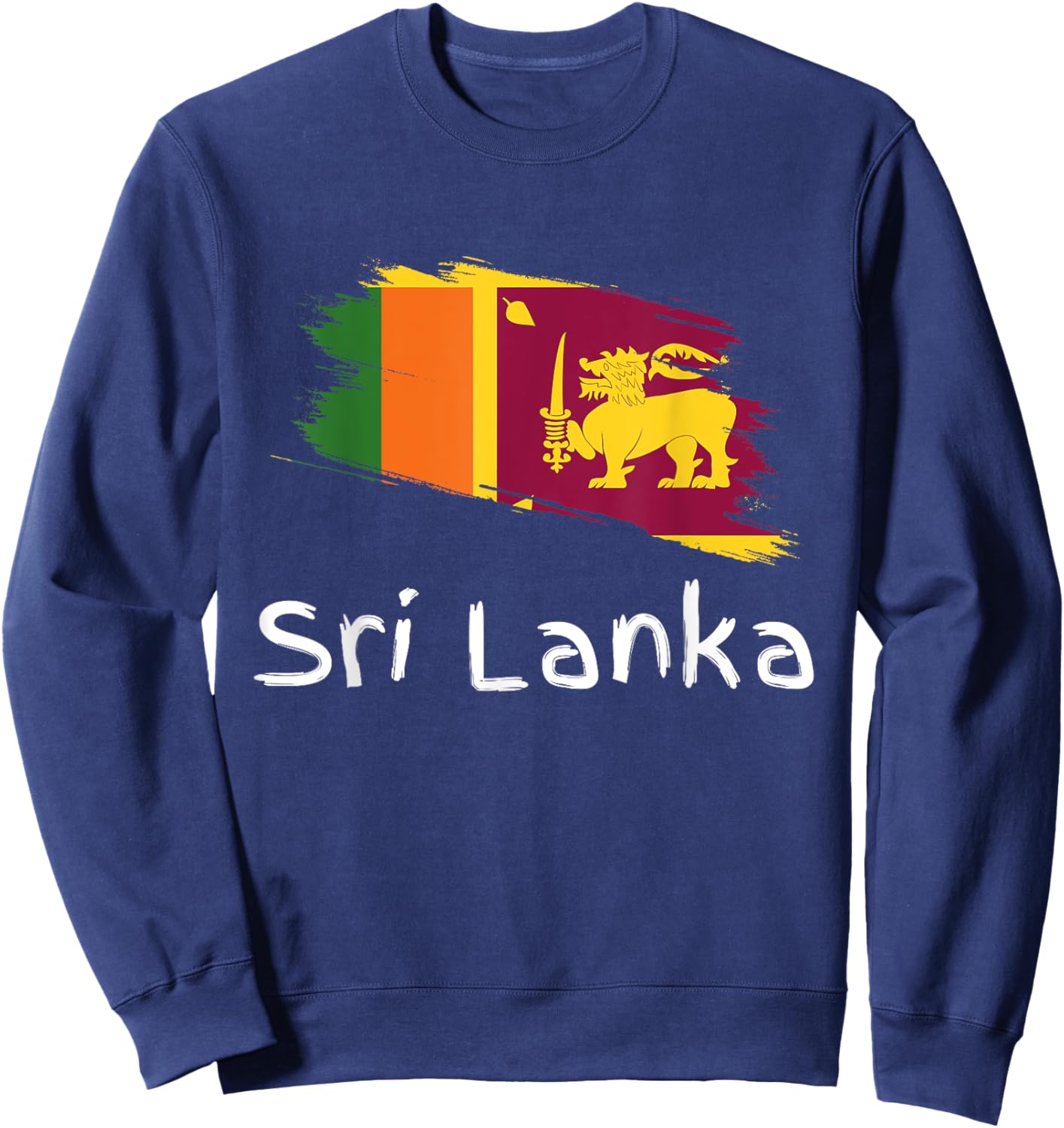 Sri Lanka Flag Sri Lankan Culture Patriotic Sri Lanka Sweatshirt - Sweatshirt | Navy
