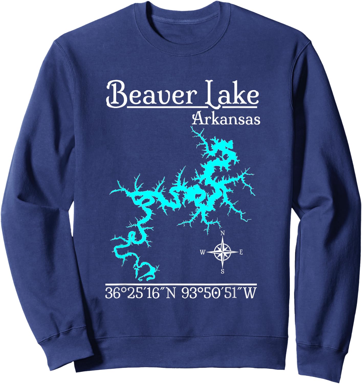 Beaver Lake - Arkansas Sweatshirt - Sweatshirt | Navy