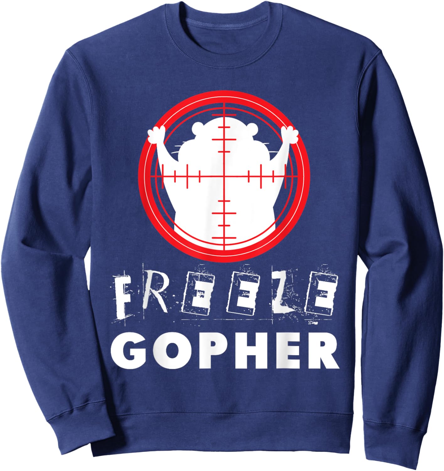 Freeze Gopher T Shirt Hunter Gopher Sweatshirt - Sweatshirt | Navy