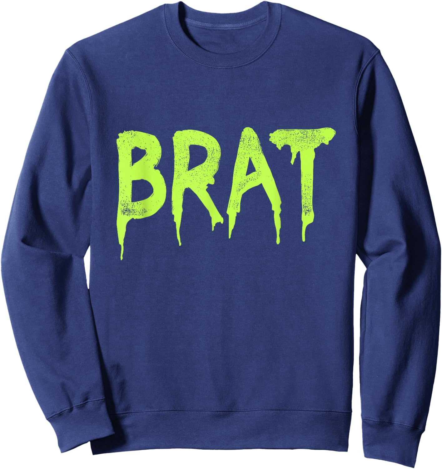 Brat Grunge Sweatshirt - Sweatshirt | Navy