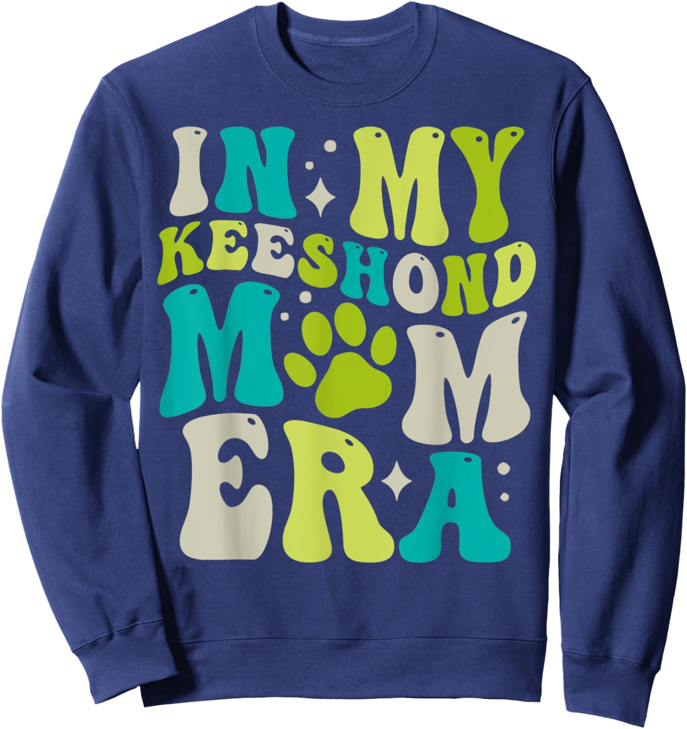 In My Keeshond Mom Era for Dog Mom Sweatshirt - Sweatshirt | Navy