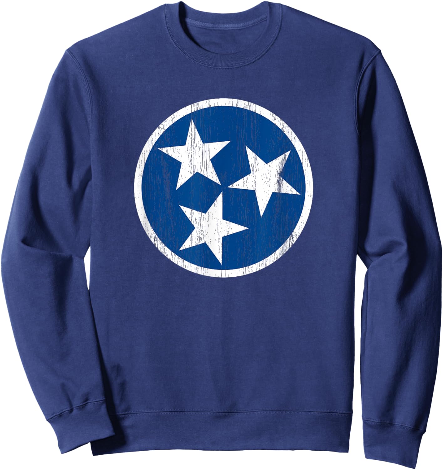 Tennessee Tristar Shirt, Tennessee State Flag Sweatshirt - Sweatshirt | Navy