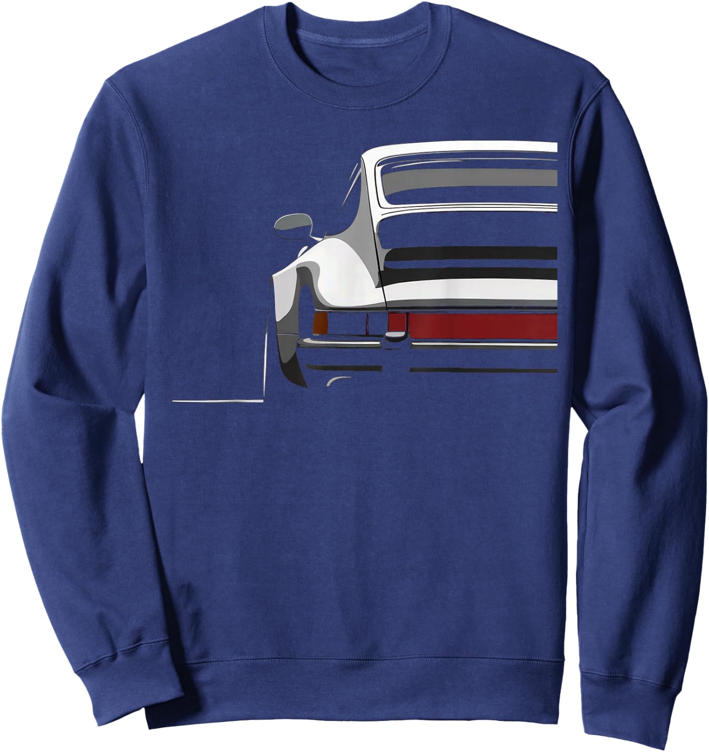 Legendary Racing Sports Car Iconic Racing Car Silhouette Sweatshirt - Sweatshirt | Navy