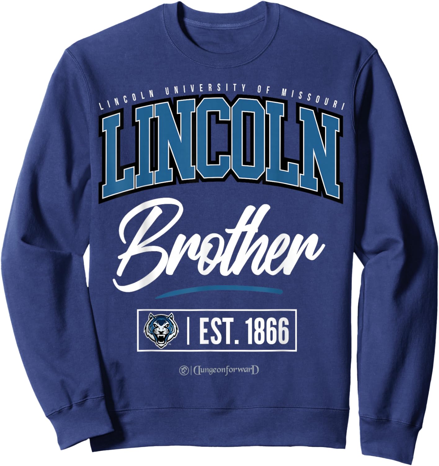 Lincoln University (MO) - LU-MO HBCU Brother Sweatshirt - Sweatshirt | Navy