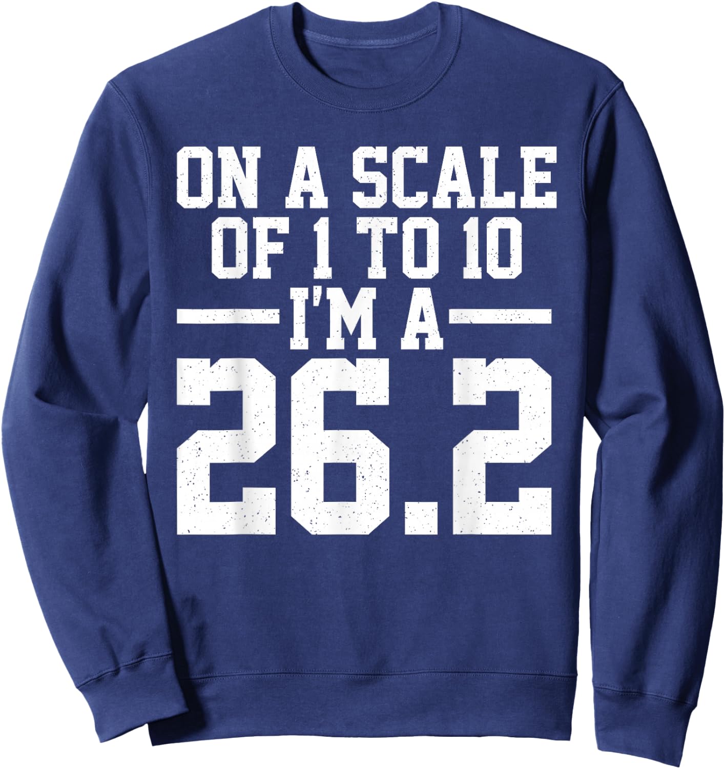 Cool Marathon Runner Design Women Marathon Running Sweatshirt - Sweatshirt | Navy
