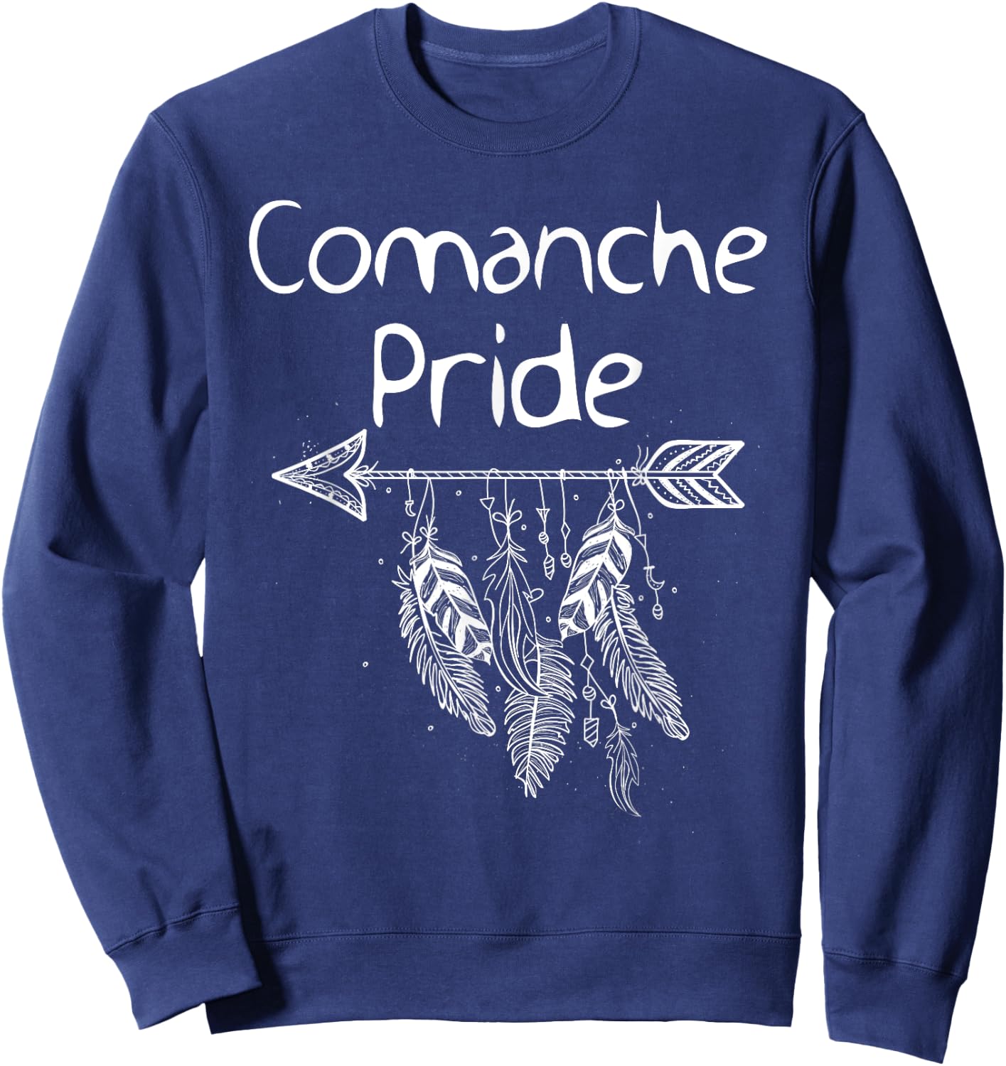 Comanche Pride Native American Nice Gift Men Women Kids Sweatshirt - Sweatshirt | Navy