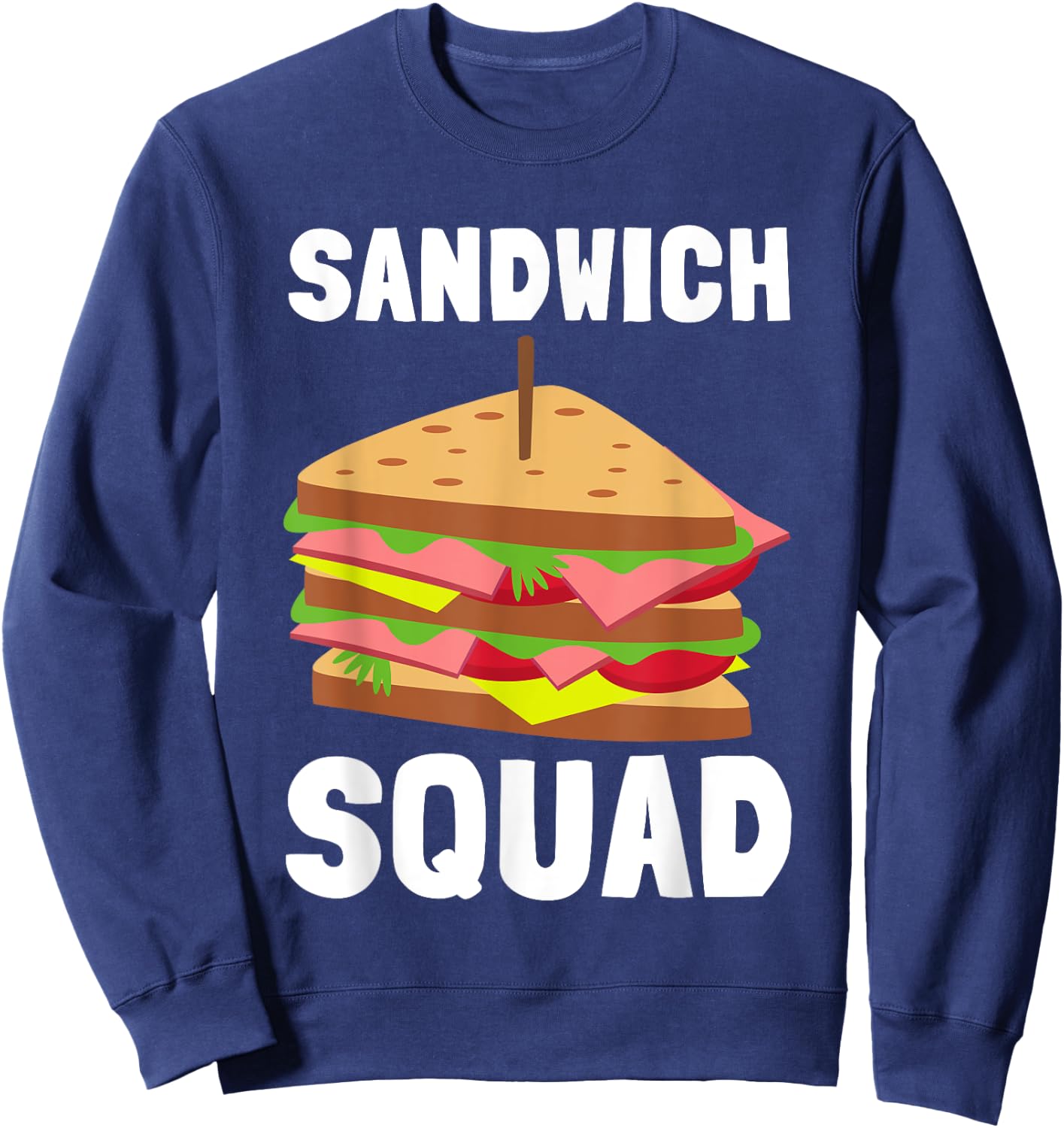 Hoagie Sub Artist And Sandwich Maker - Sandwich Squad Sweatshirt - Sweatshirt | Navy