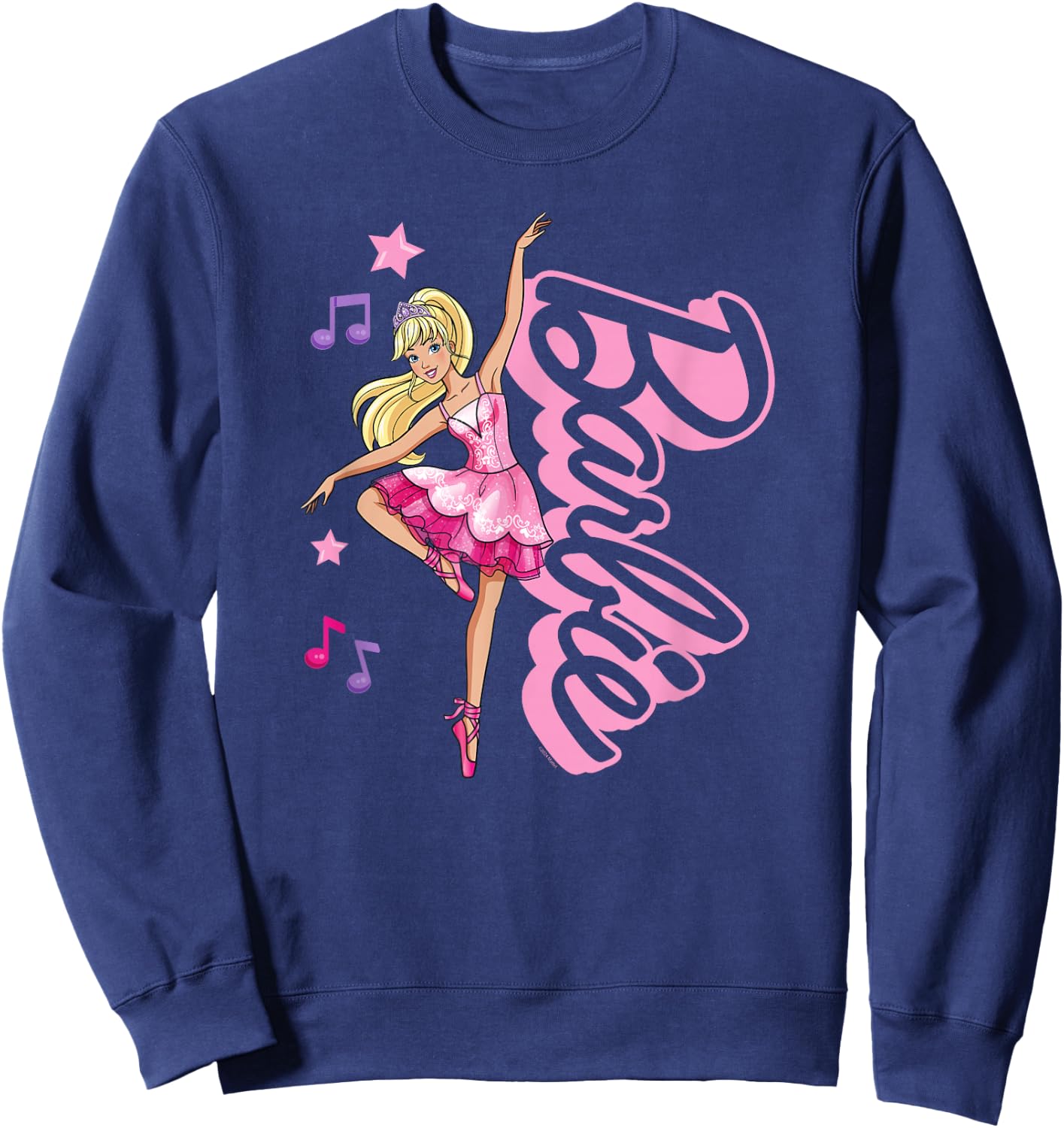 Barbie - Barbie Ballerina - Ballet All Day Sweatshirt - Sweatshirt | Navy