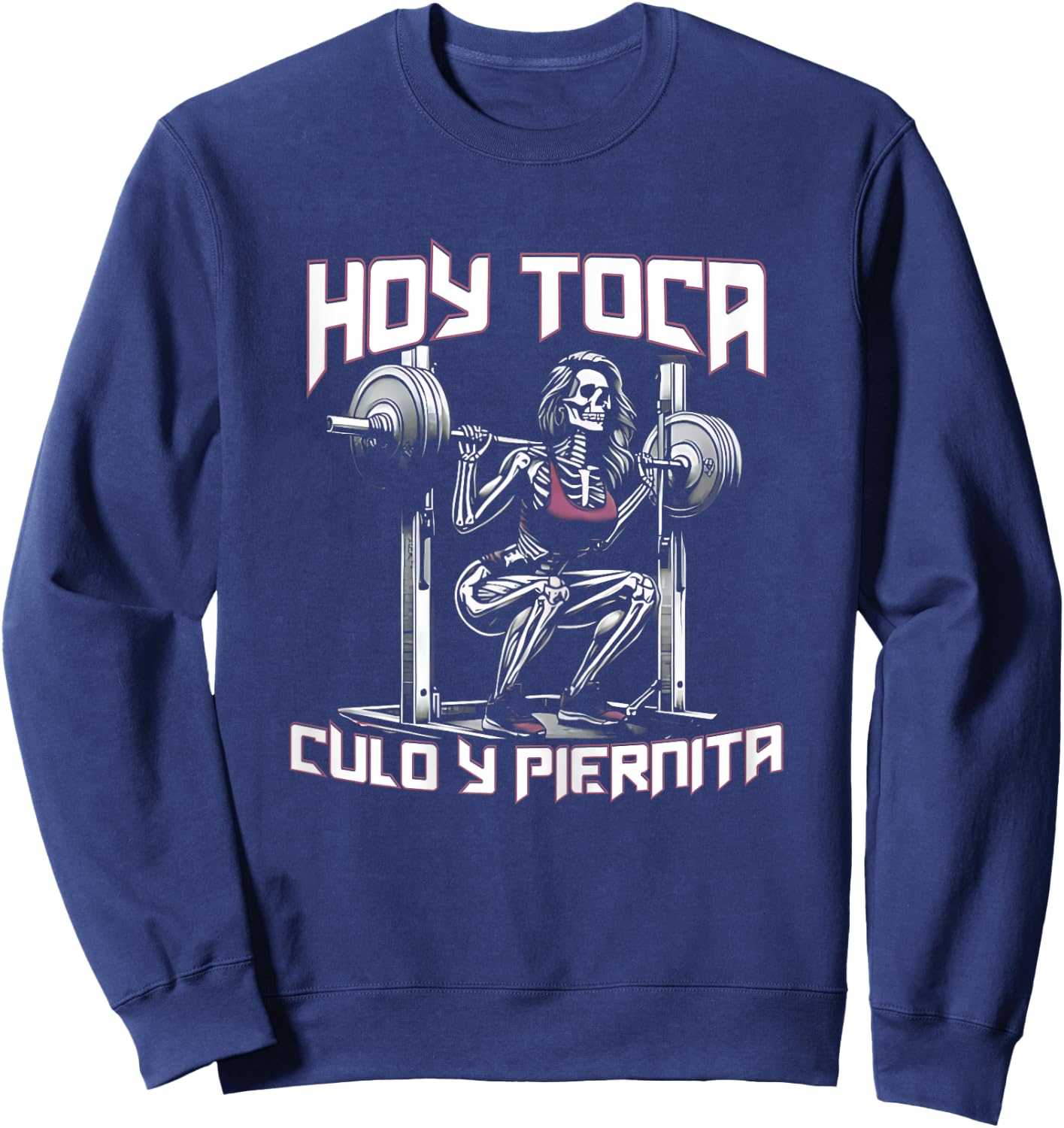 Hoy toca culo y pierna frente Sweatshirt - Sweatshirt | Navy