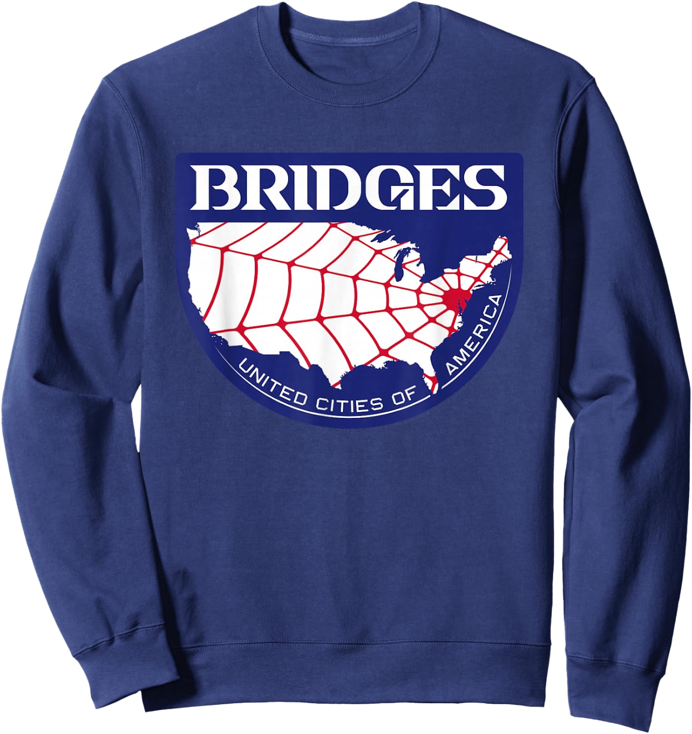 Death Stranding Organization Bridges Video Gaming Merch Sweatshirt - Sweatshirt | Navy