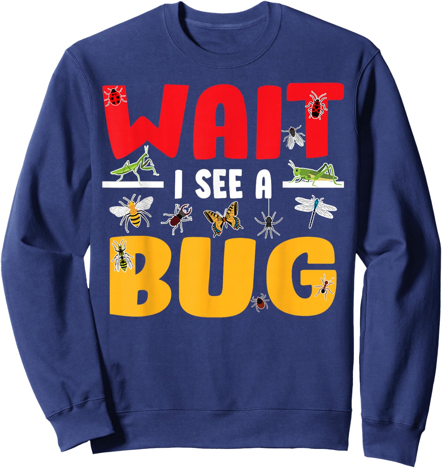 Funny Bug Women Insect Ladybug Science Entomologist Sweatshirt - Sweatshirt | Navy