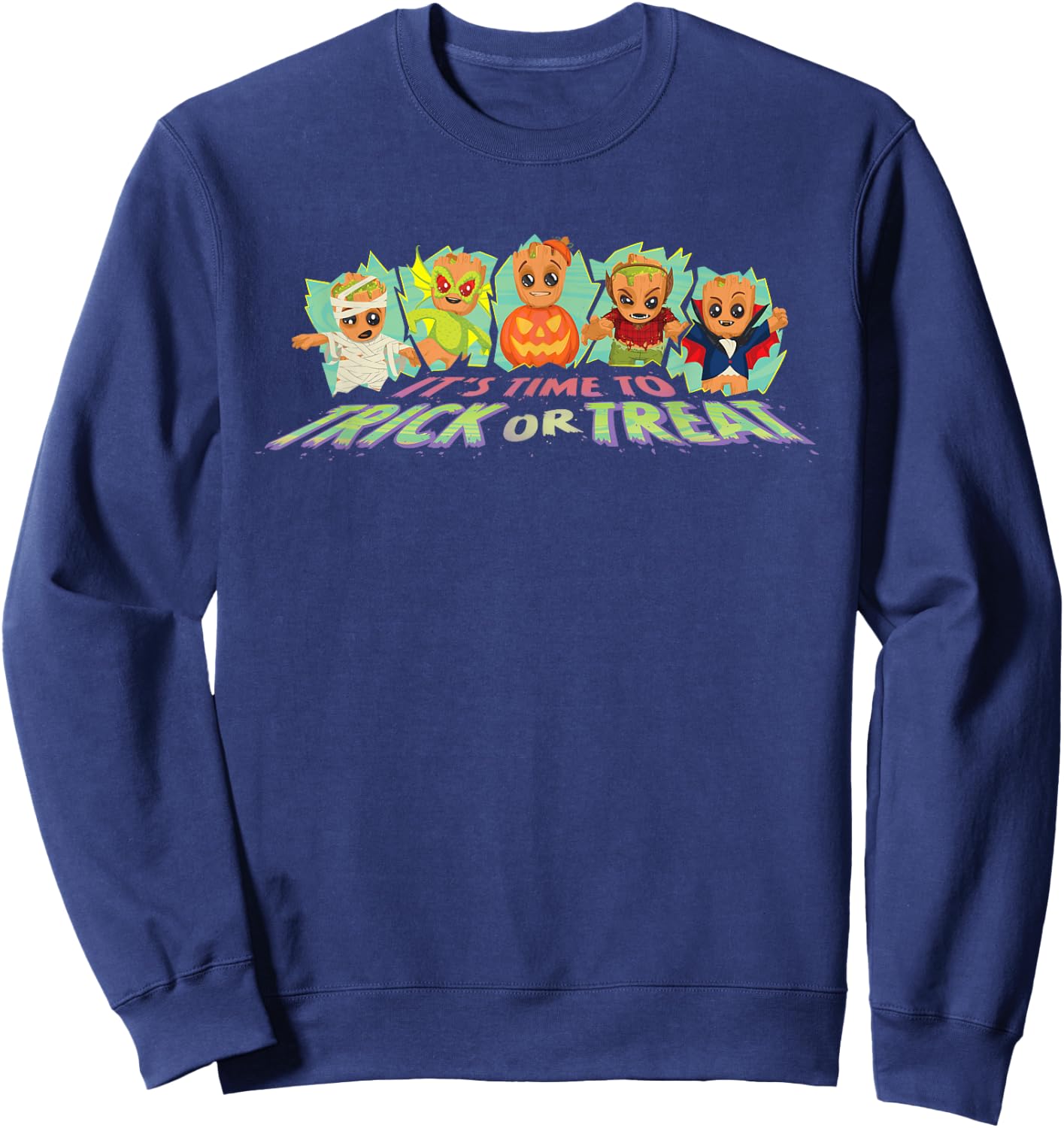 Marvel Baby Groot Monster Costumes Halloween Trick or Treat Sweatshirt - Sweatshirt | Navy