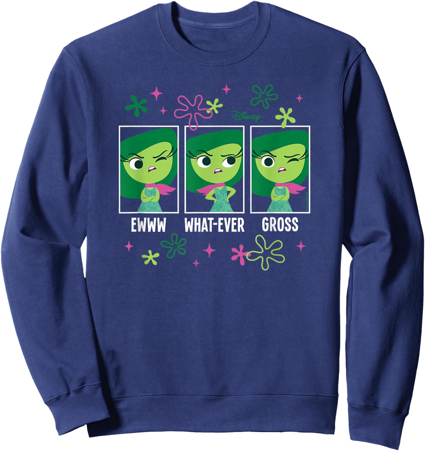 Inside Out - Disgust Moods Sweatshirt - Sweatshirt | Navy