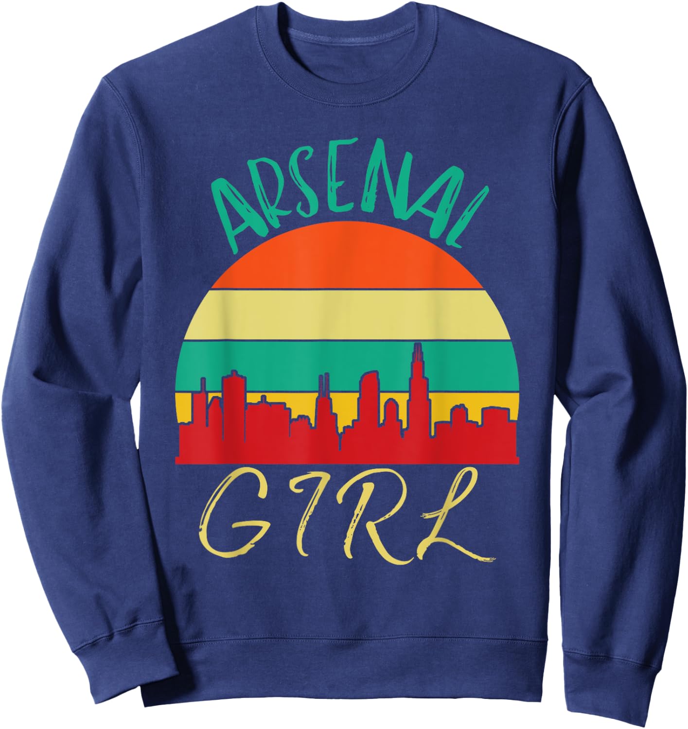 Arsenal Girl Love Arsenal Souvenir Sweatshirt - Sweatshirt | Navy