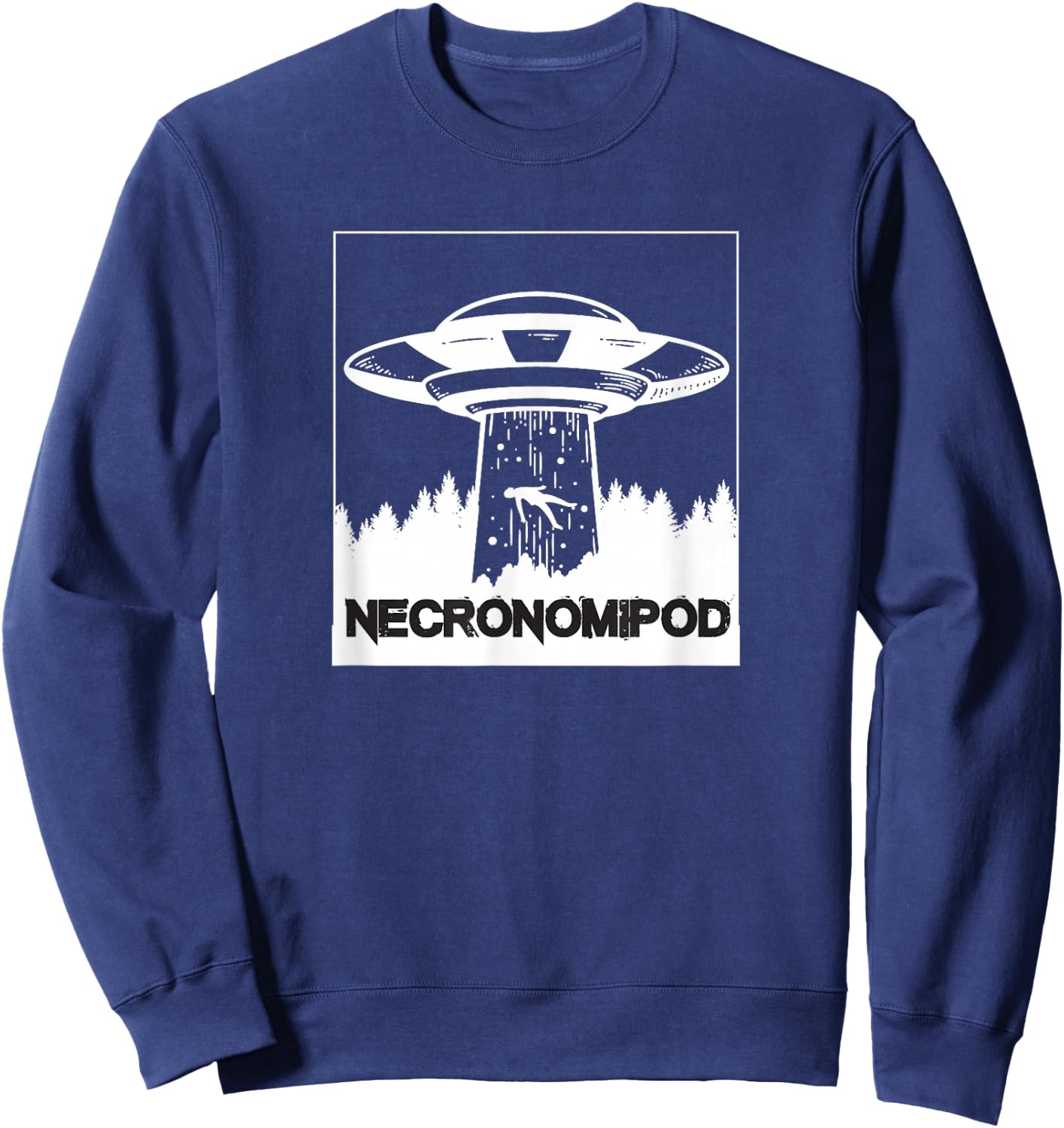 Necronomipod UFO Abduction Sweatshirt - Sweatshirt | Navy