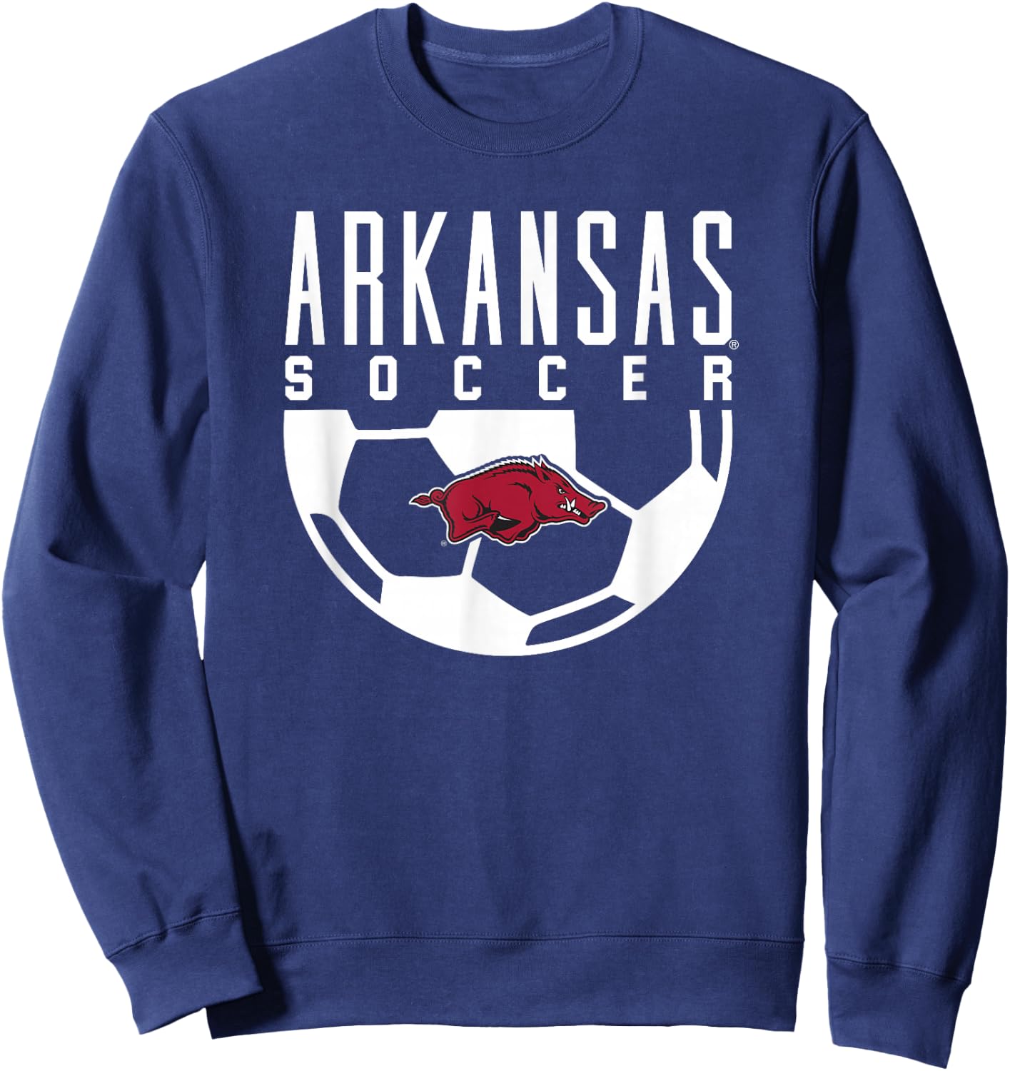 University of Arkansas Razorbacks Soccer Sweatshirt - Sweatshirt | Navy
