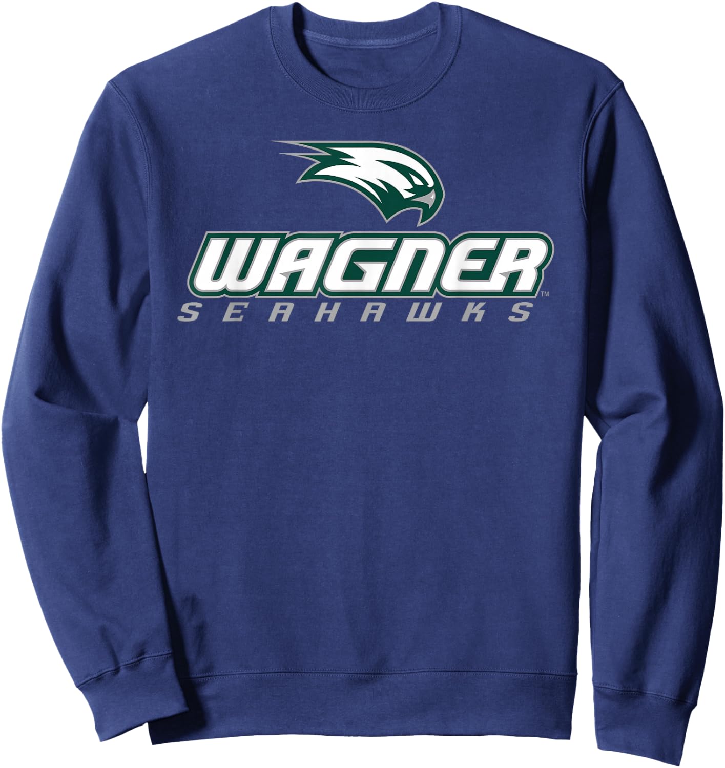 Wagner College Seahawks Athletics Logo Sweatshirt - Sweatshirt | Navy