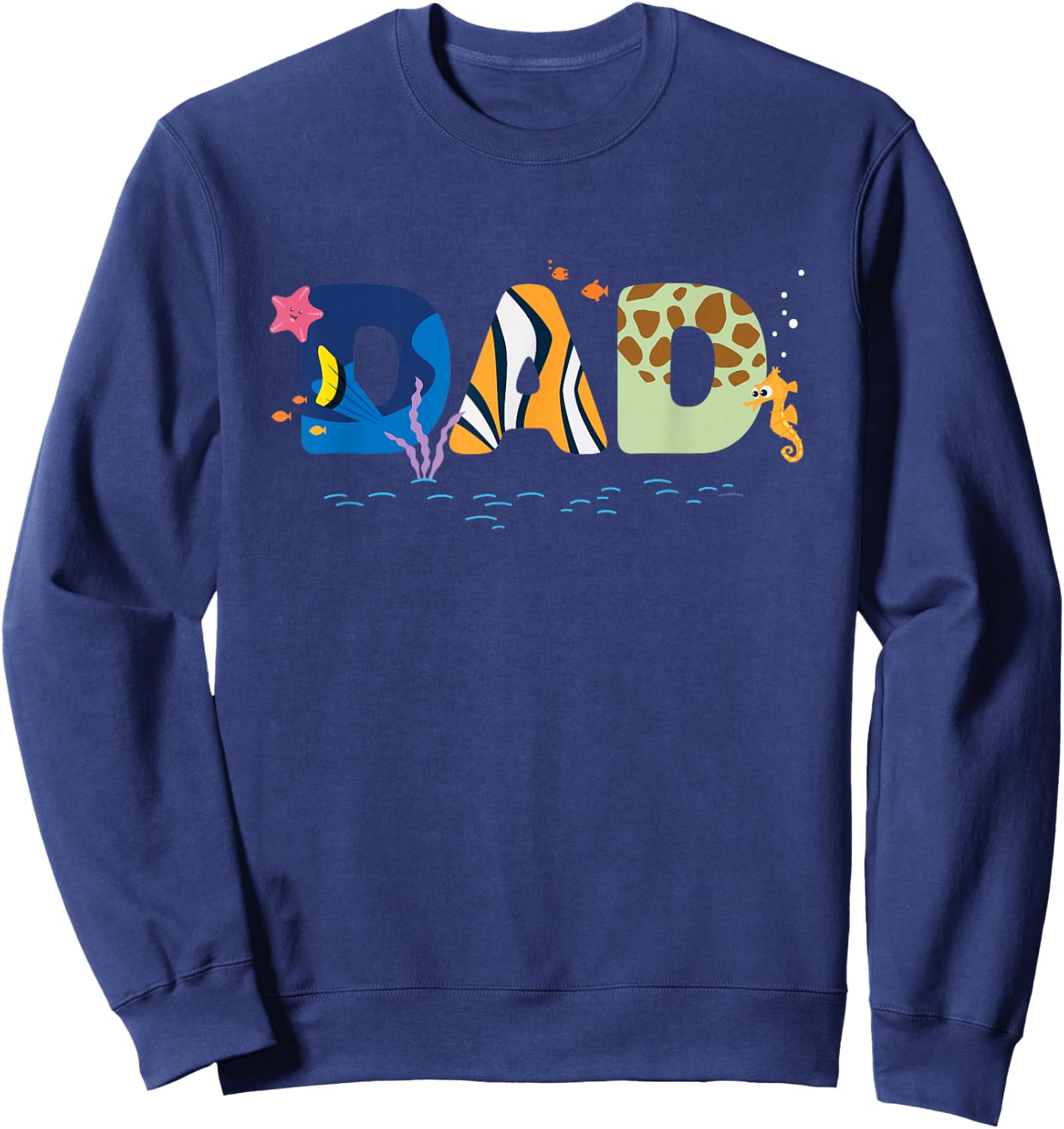Disney and Pixar’s Finding Nemo Dad Father’s Day Birthday Sweatshirt - Sweatshirt | Navy