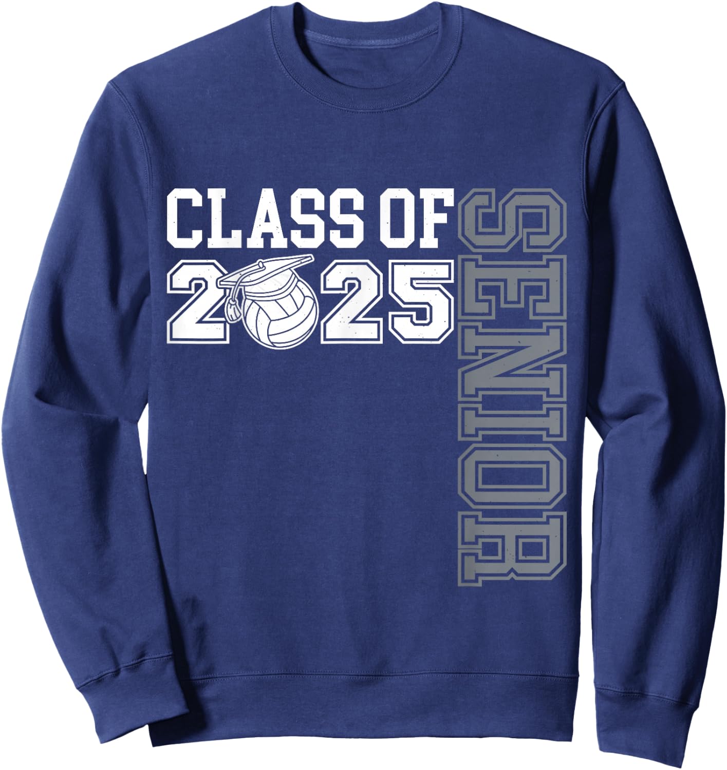 Class of 2025 Volleyball Senior Night Sweatshirt - Sweatshirt | Navy