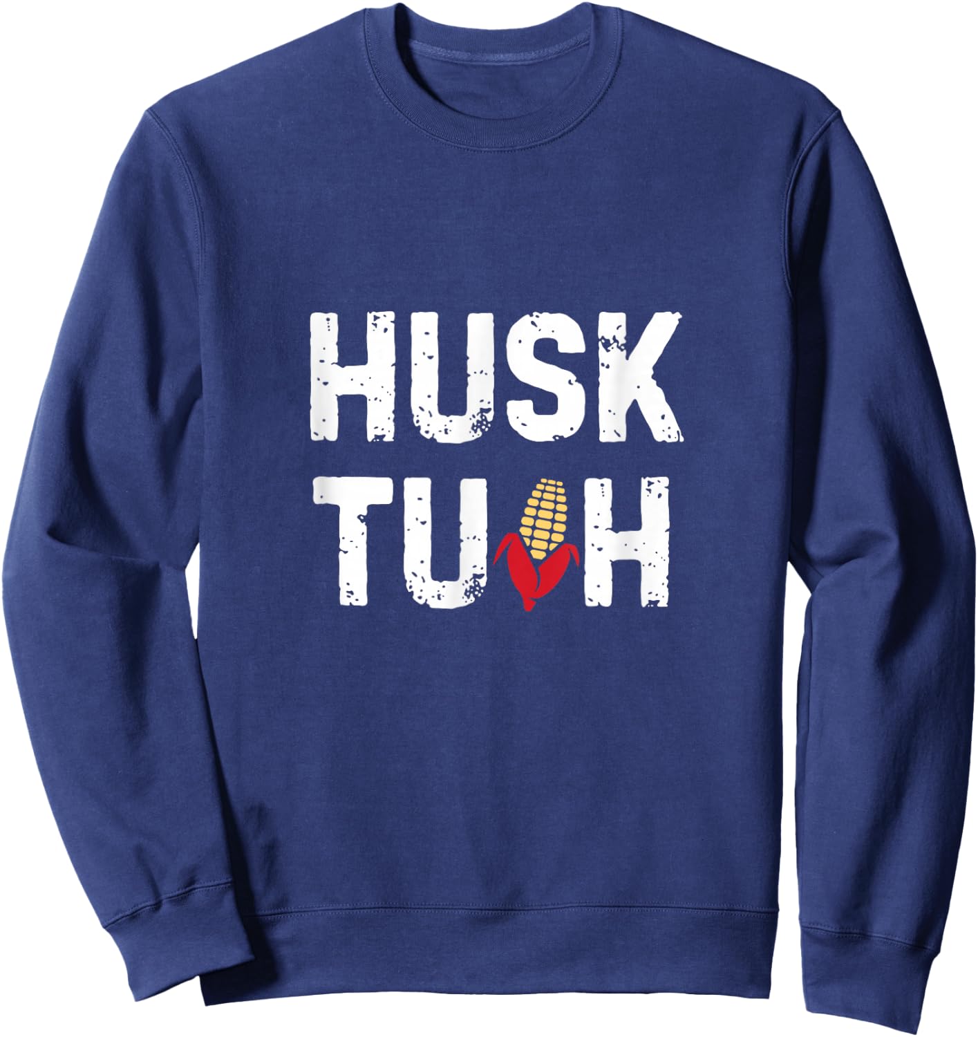 Husk Tuah funny Nebraska football Sweatshirt - Sweatshirt | Navy