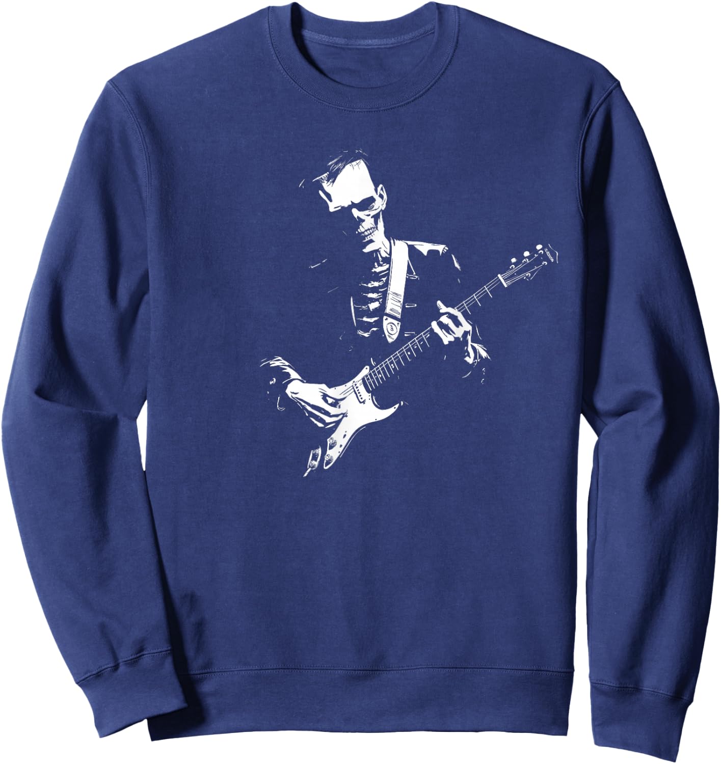 Frankenstein Guitar Player Sweatshirt - Sweatshirt | Navy
