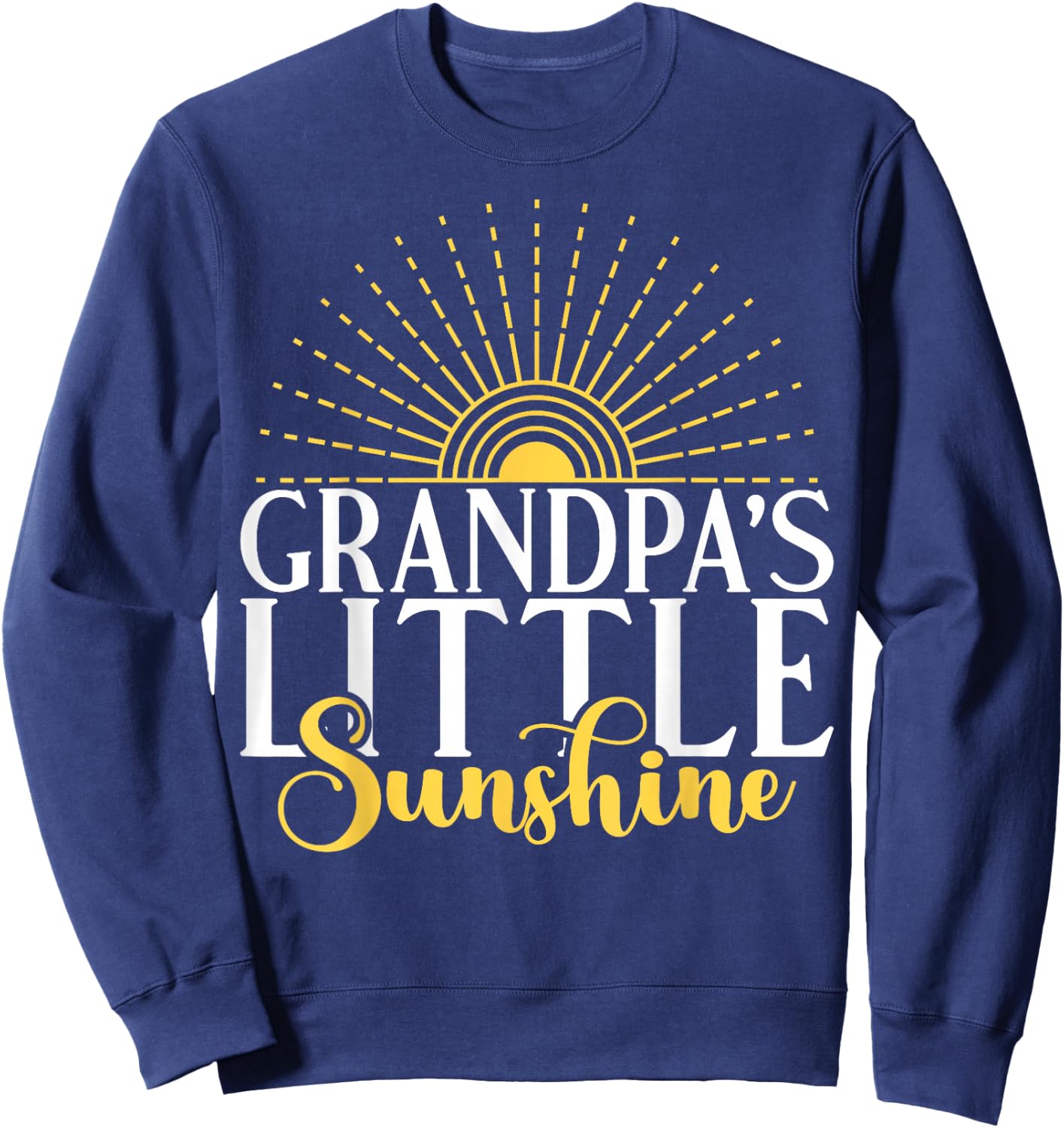 Grandpas little Sunshine Grandson Sweatshirt - Sweatshirt | Navy