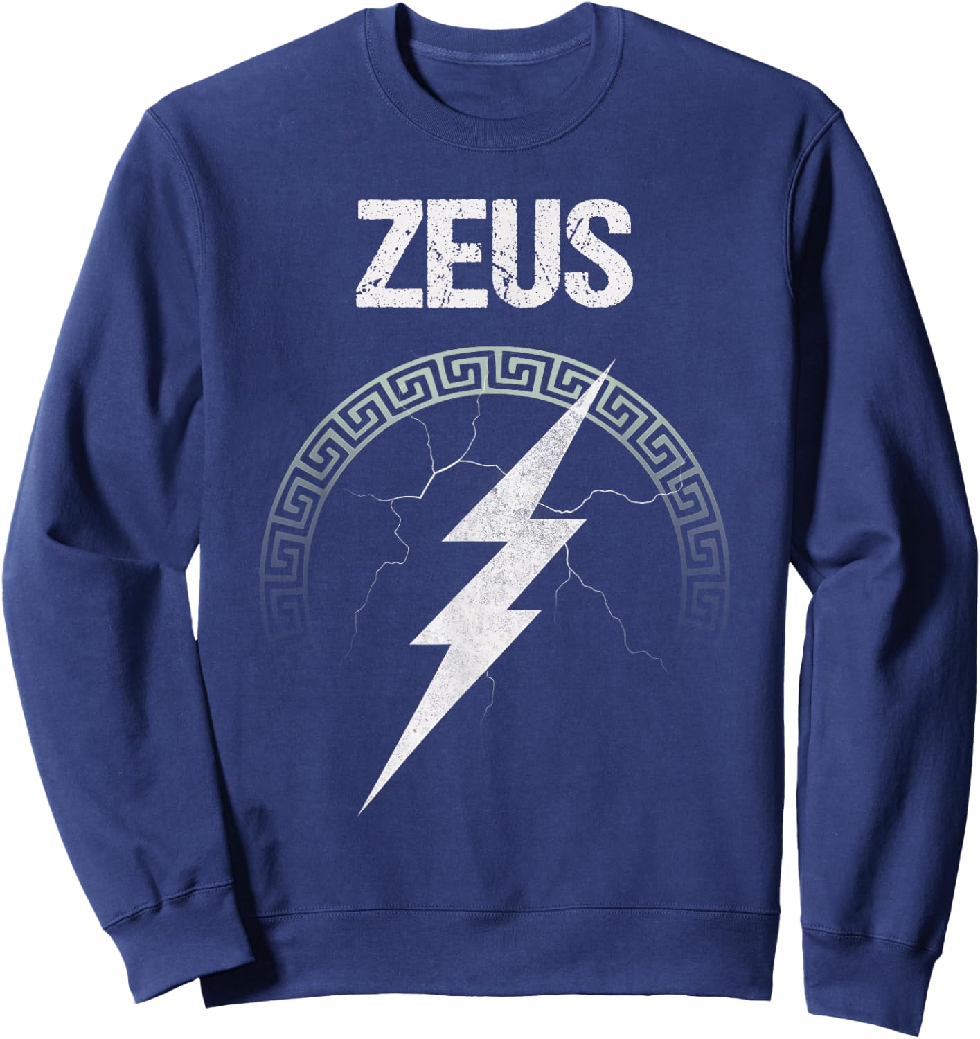 Zeus Ancient Greek God Symbol Sweatshirt - Sweatshirt | Navy