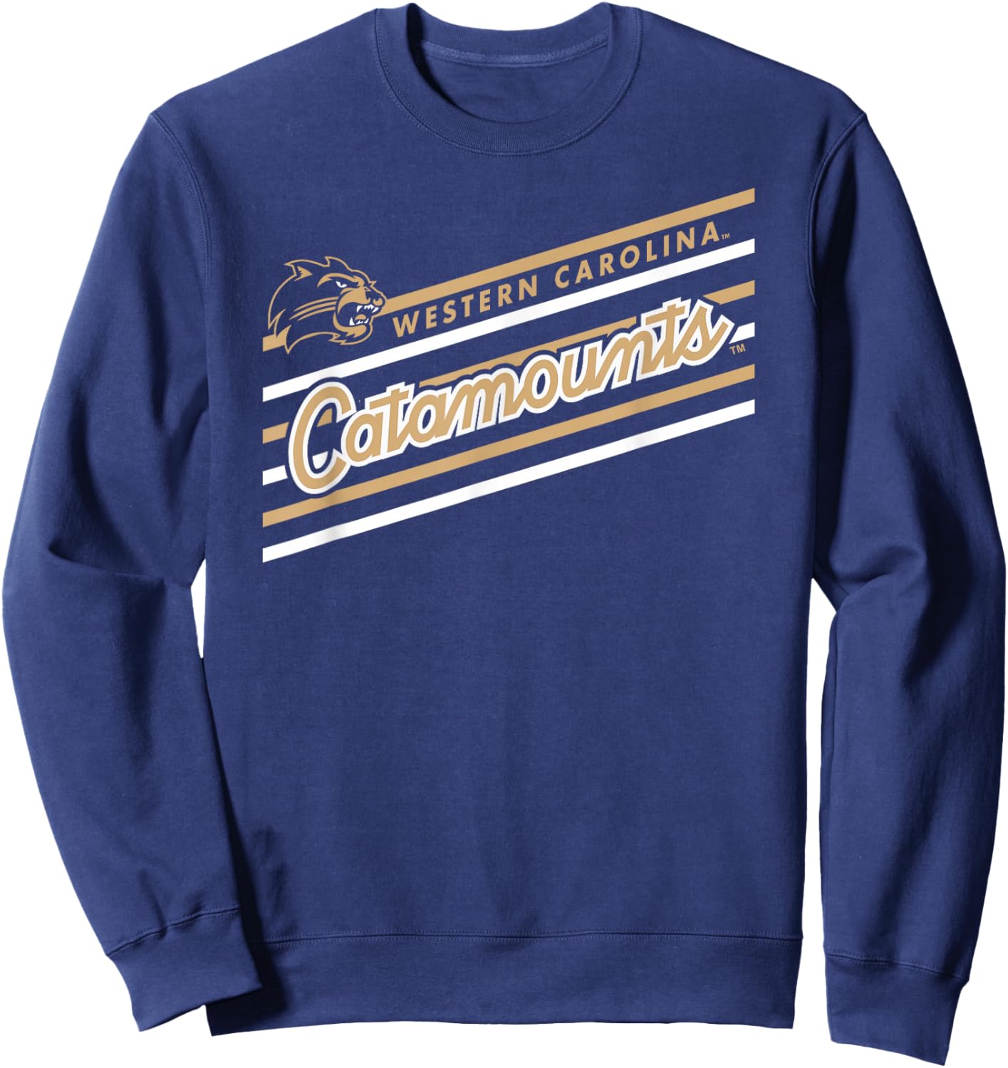 Western Carolina Catamounts Retro Performer Purple Sweatshirt - Sweatshirt | Navy
