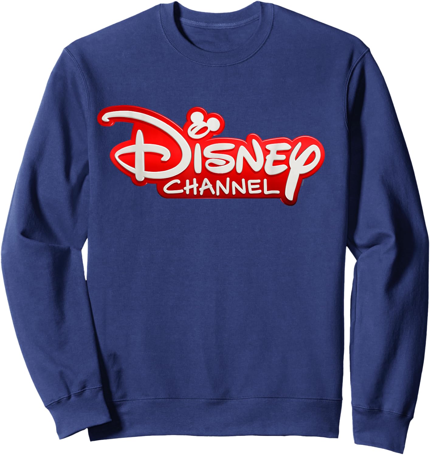 Disney Channel Official Modern Red Logo Sweatshirt - Sweatshirt | Navy