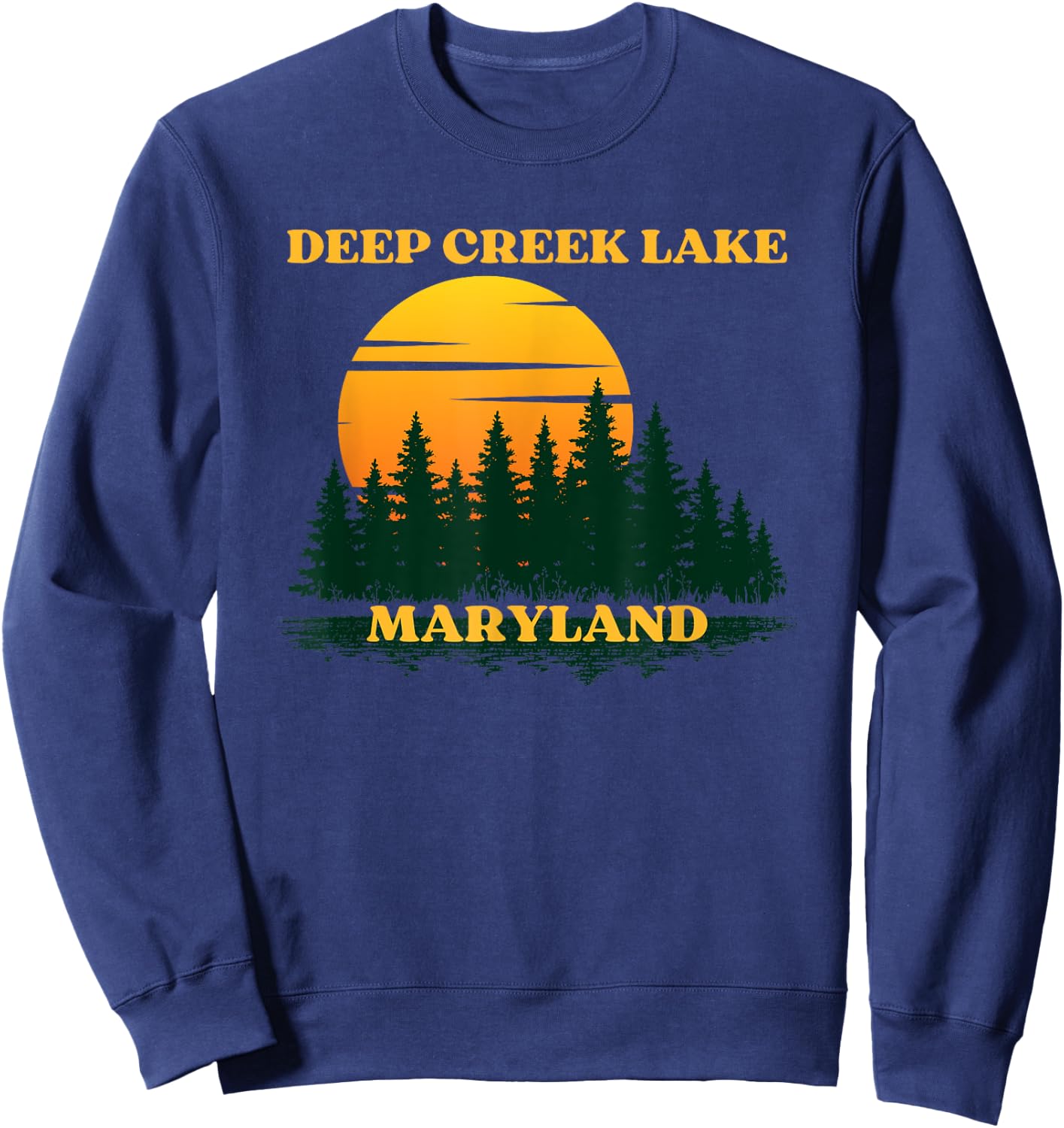 Deep Creek Lake Maryland Sweatshirt - Sweatshirt | Navy